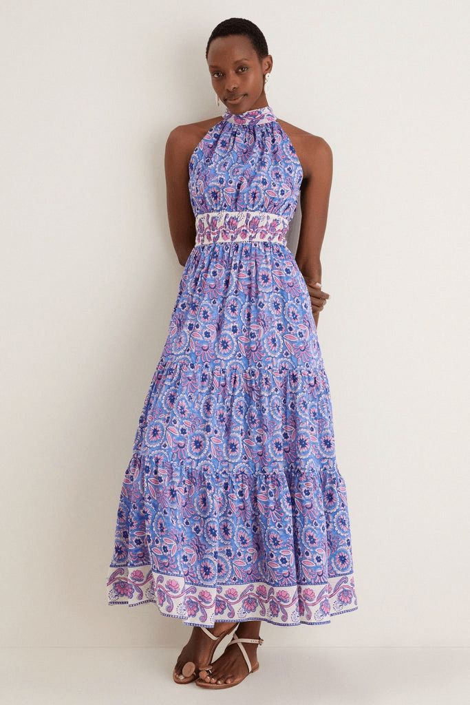 Bella Halter Maxi Dress - Image 1