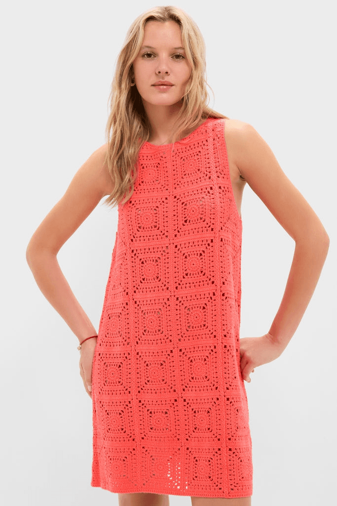 Brenna Crochet Mini Dress - Image 1