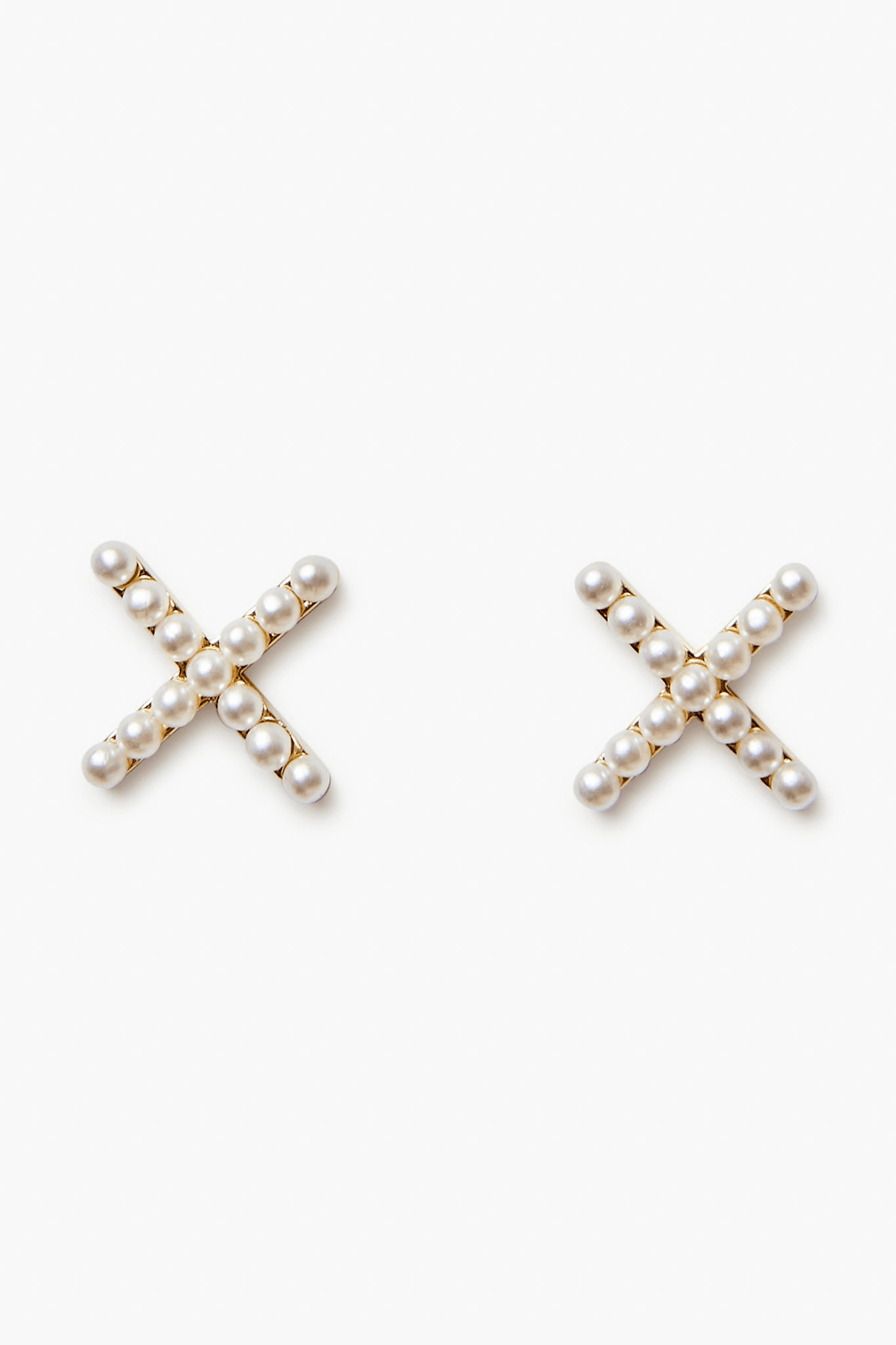 X Stud Earrings - Image 1
