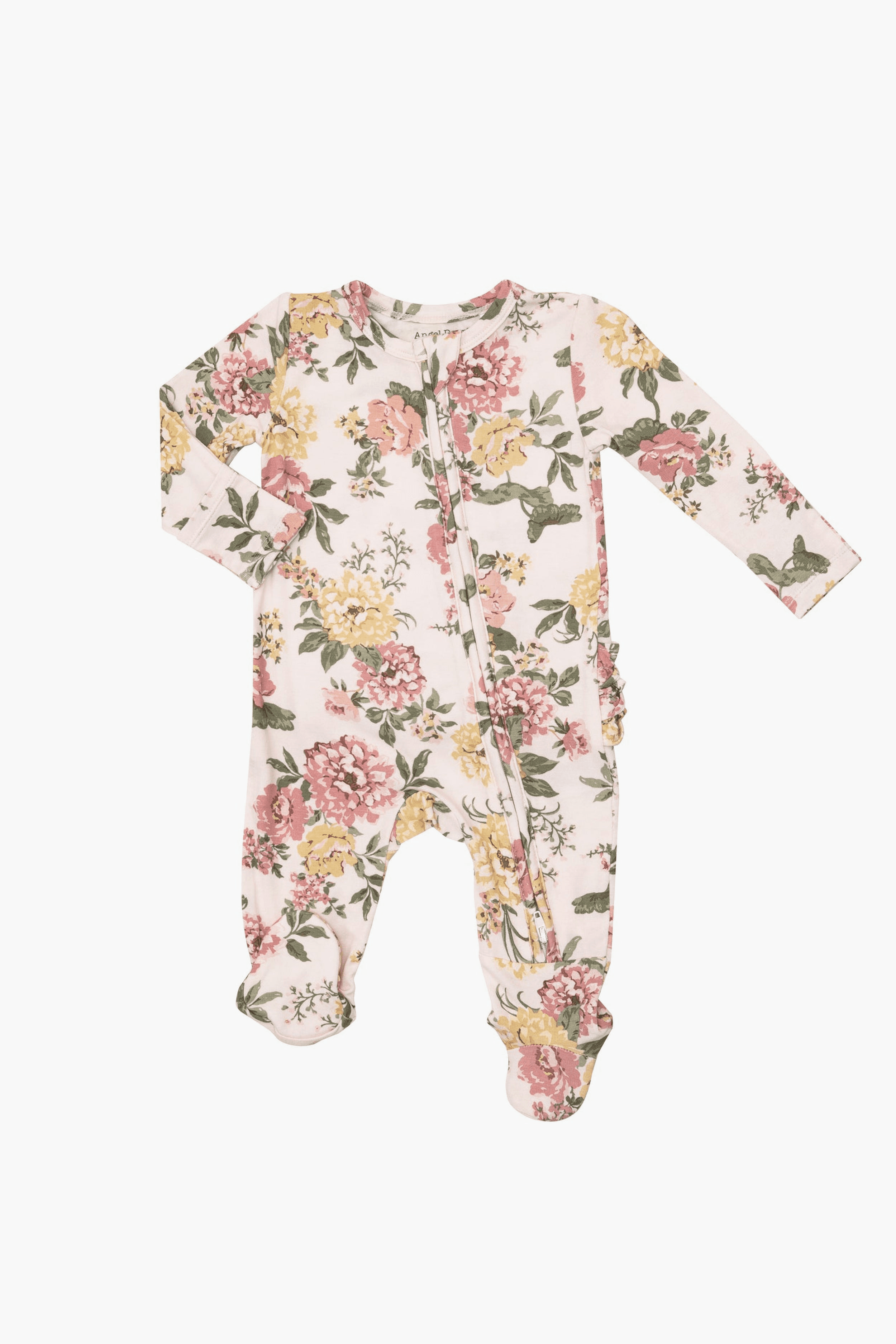 Ruffle Zipper Footie - Image 1