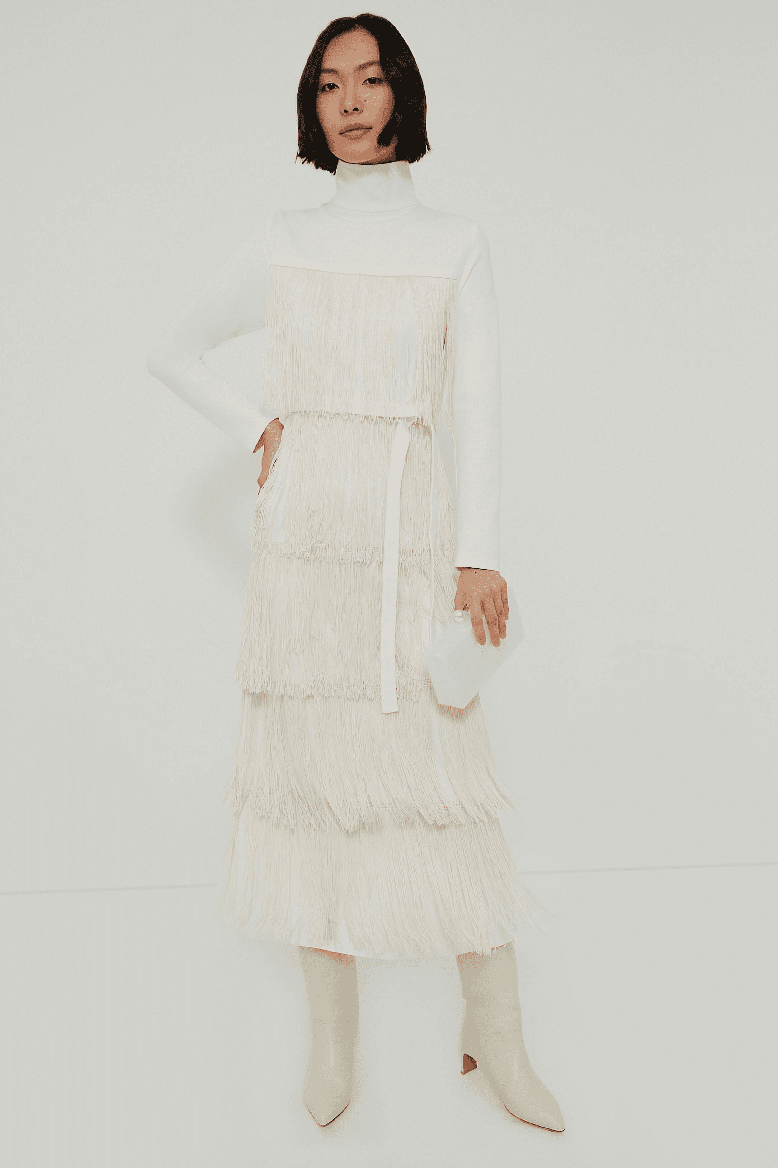 Fringe Midi Dress - Image 1