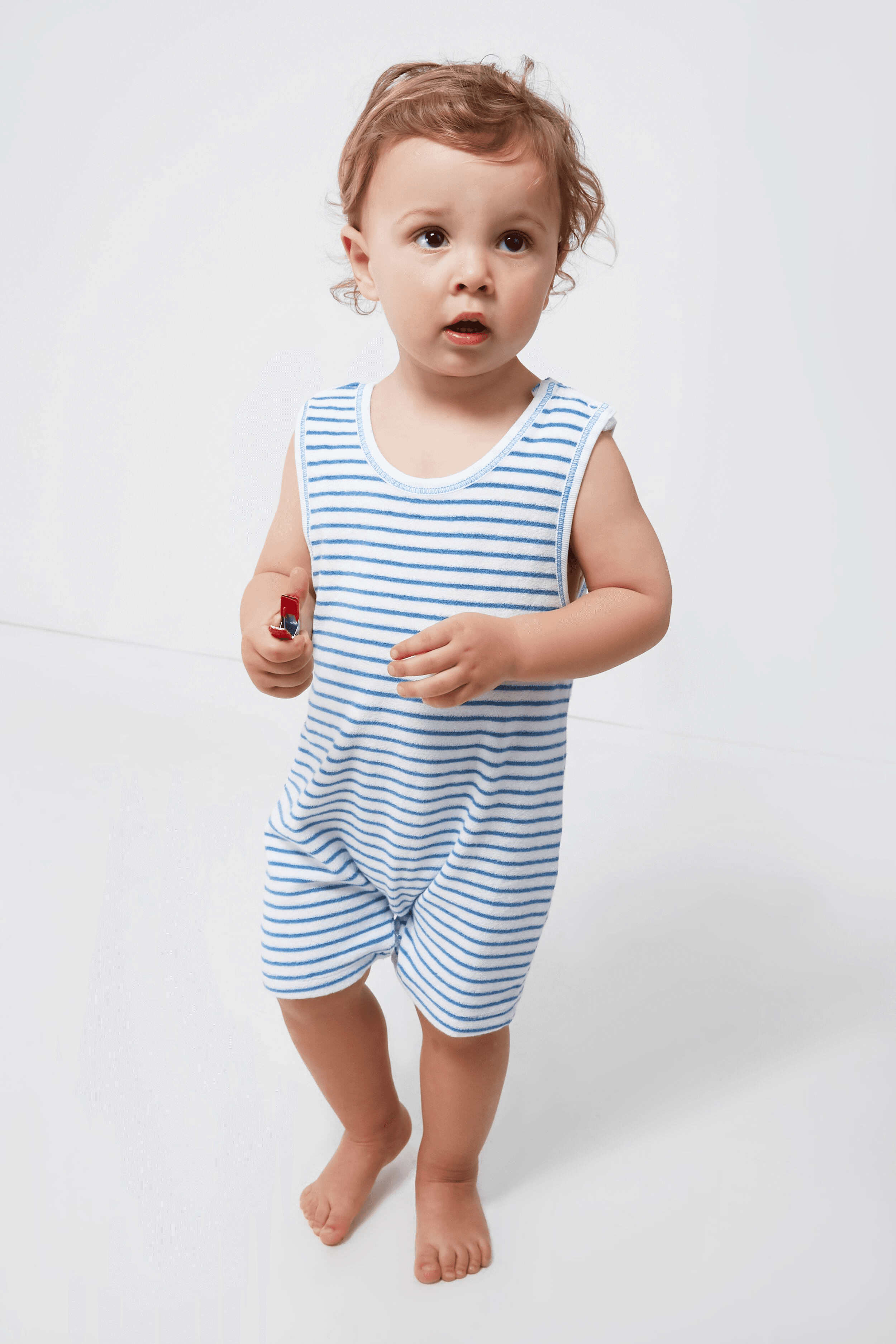 Terry Sleeveless Play Overall - Image 1