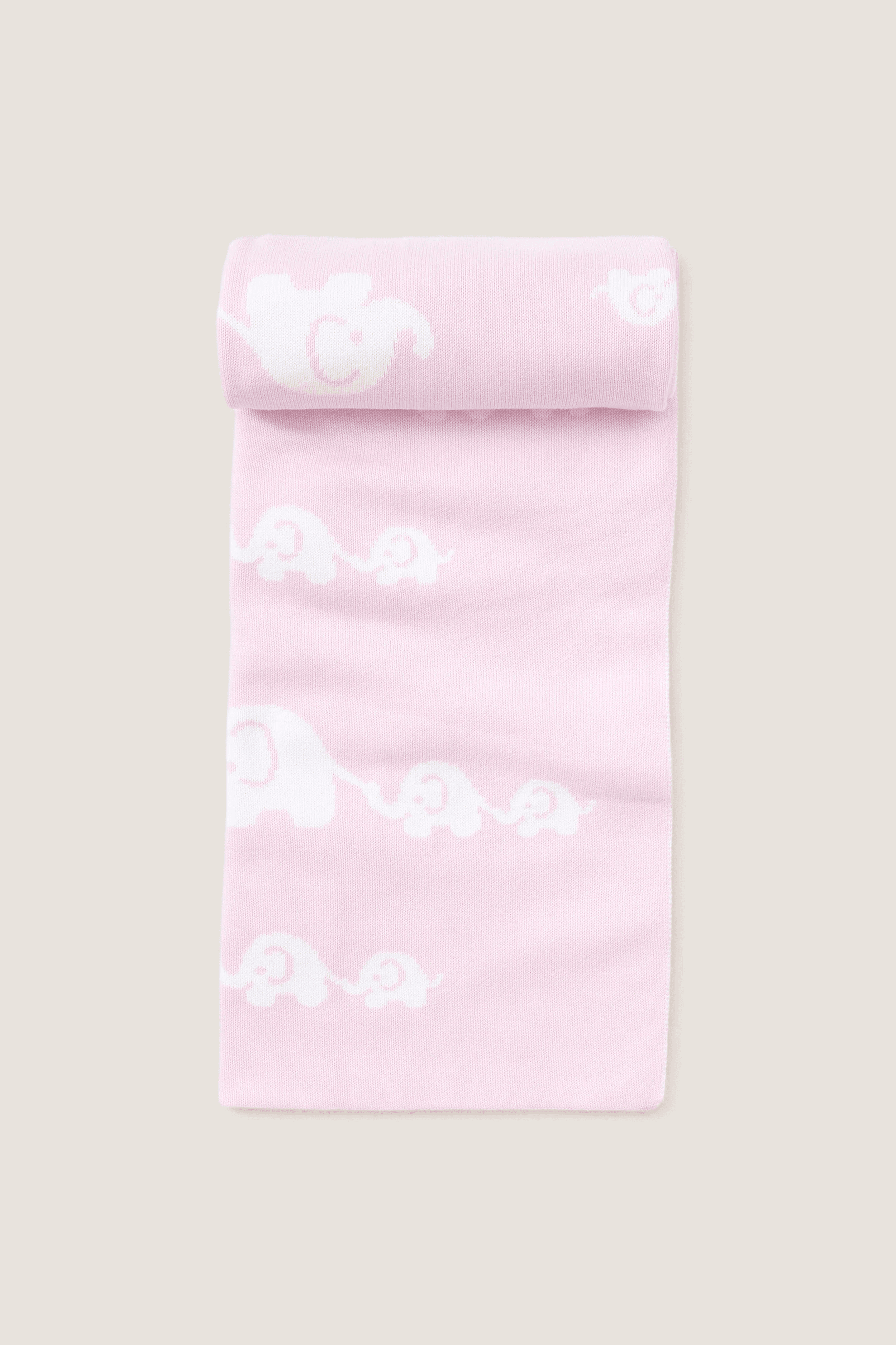 Elephant Knit Blanket - Image 1