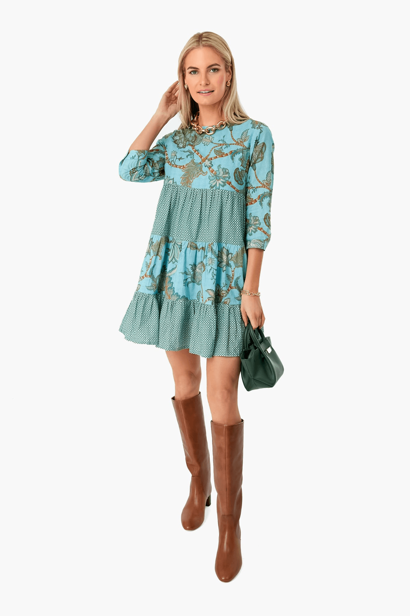 Exclusive Turquoise Camilla Rene Dress - Image 1