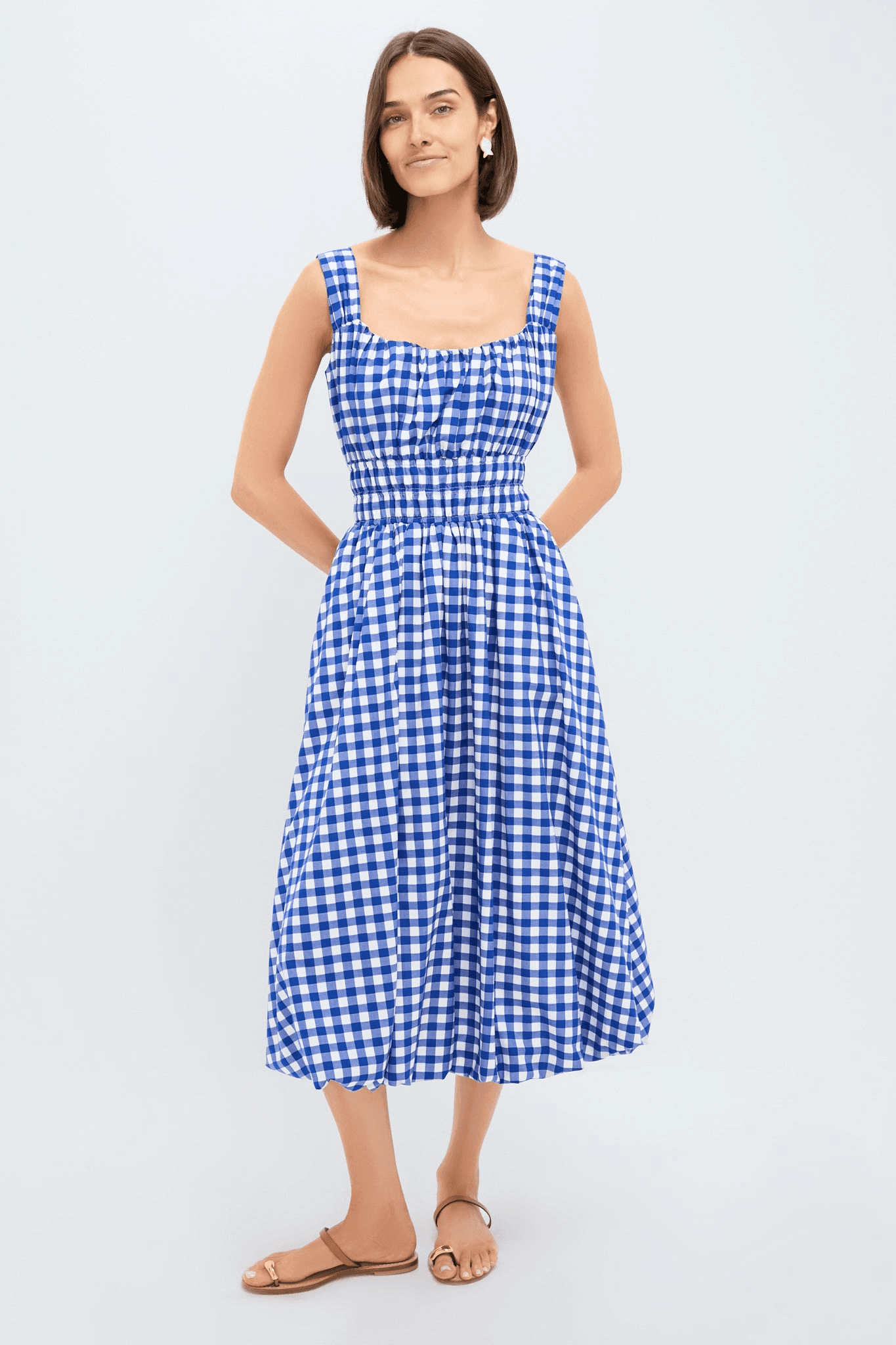 Neci Gingham Tank Dress - Image 1