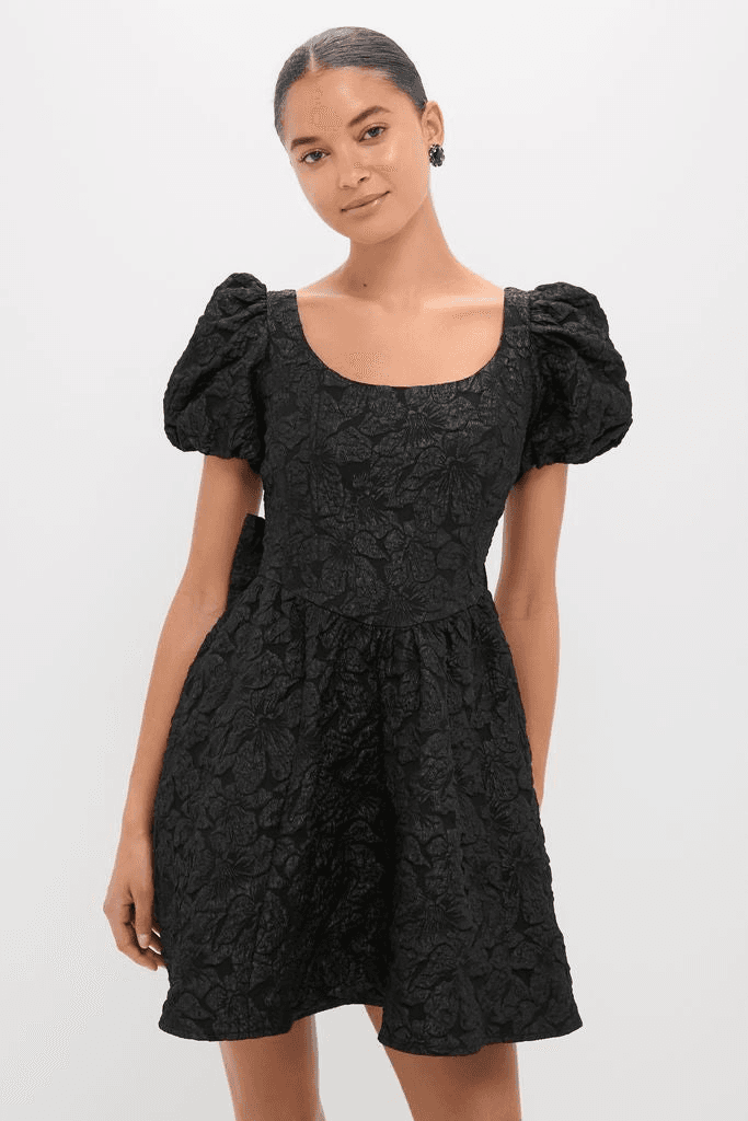 Jacquard Mini Dress - Image 1