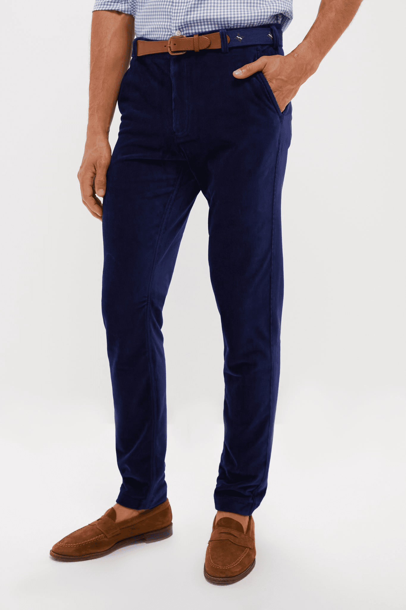 Collins Corduroy Pull-on Trouser (34" Inseam) - Image 1