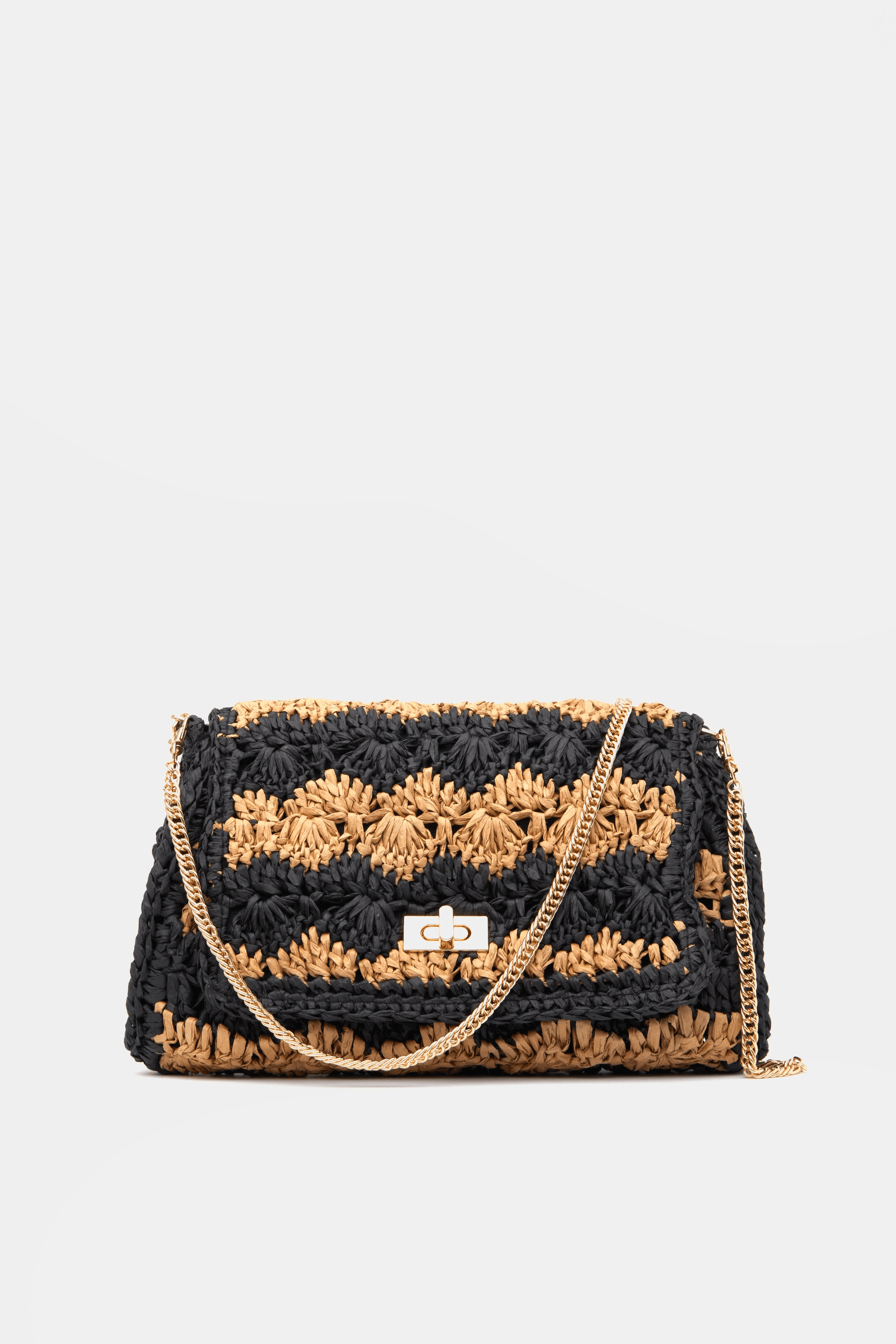 Black and Natural Kairi Bag - Image 1