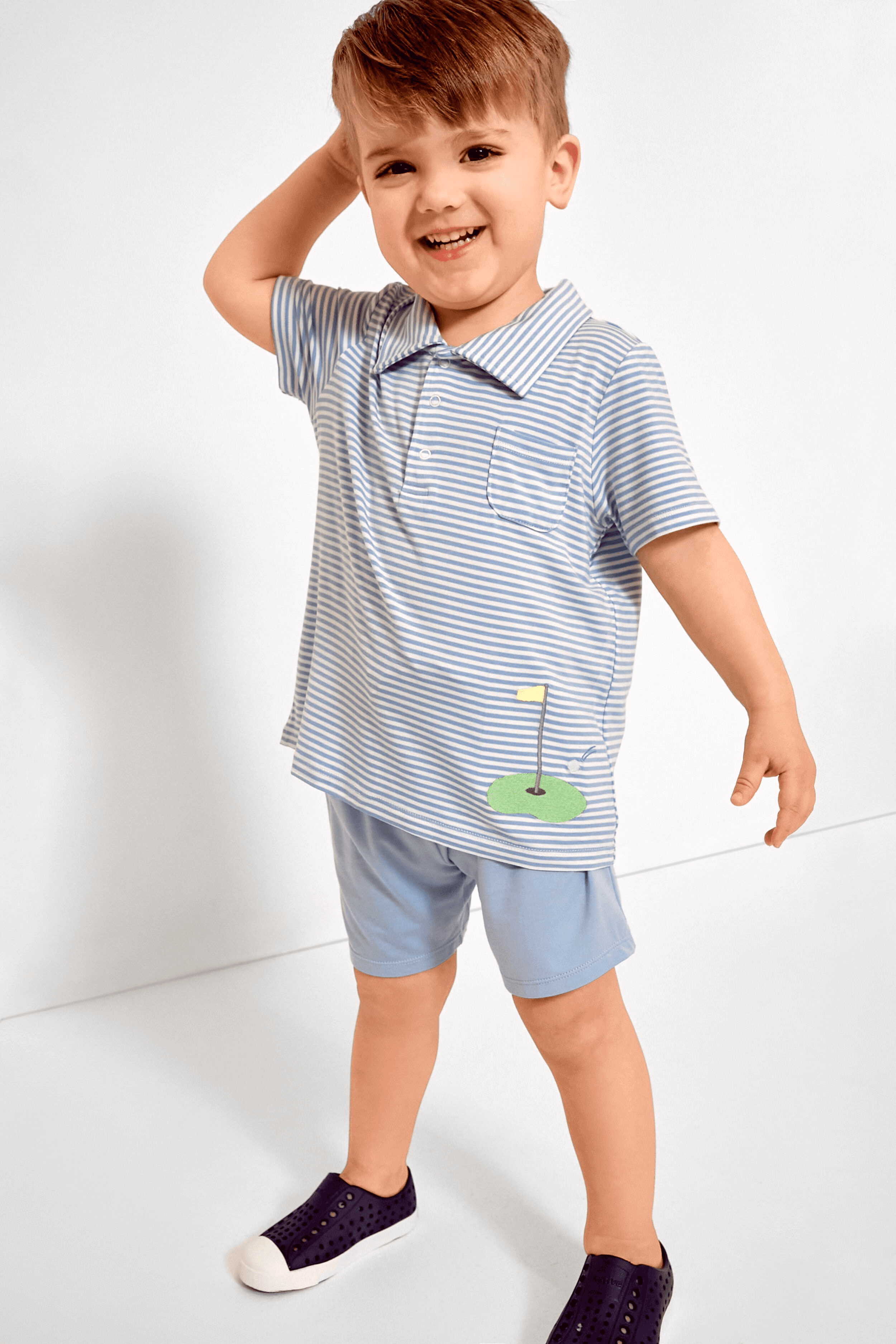 Golf Polo Shirt and Short Set - Image 1