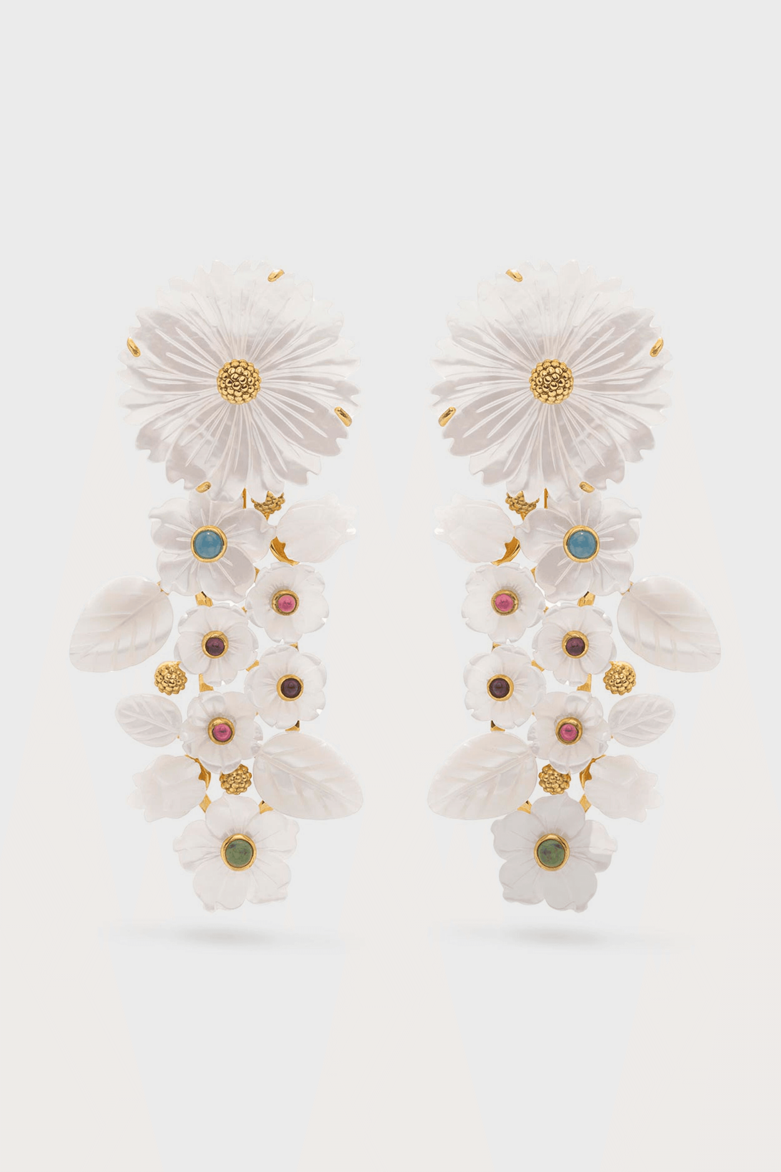 Mermaid Garden Convertible Statement Earrings - Image 1