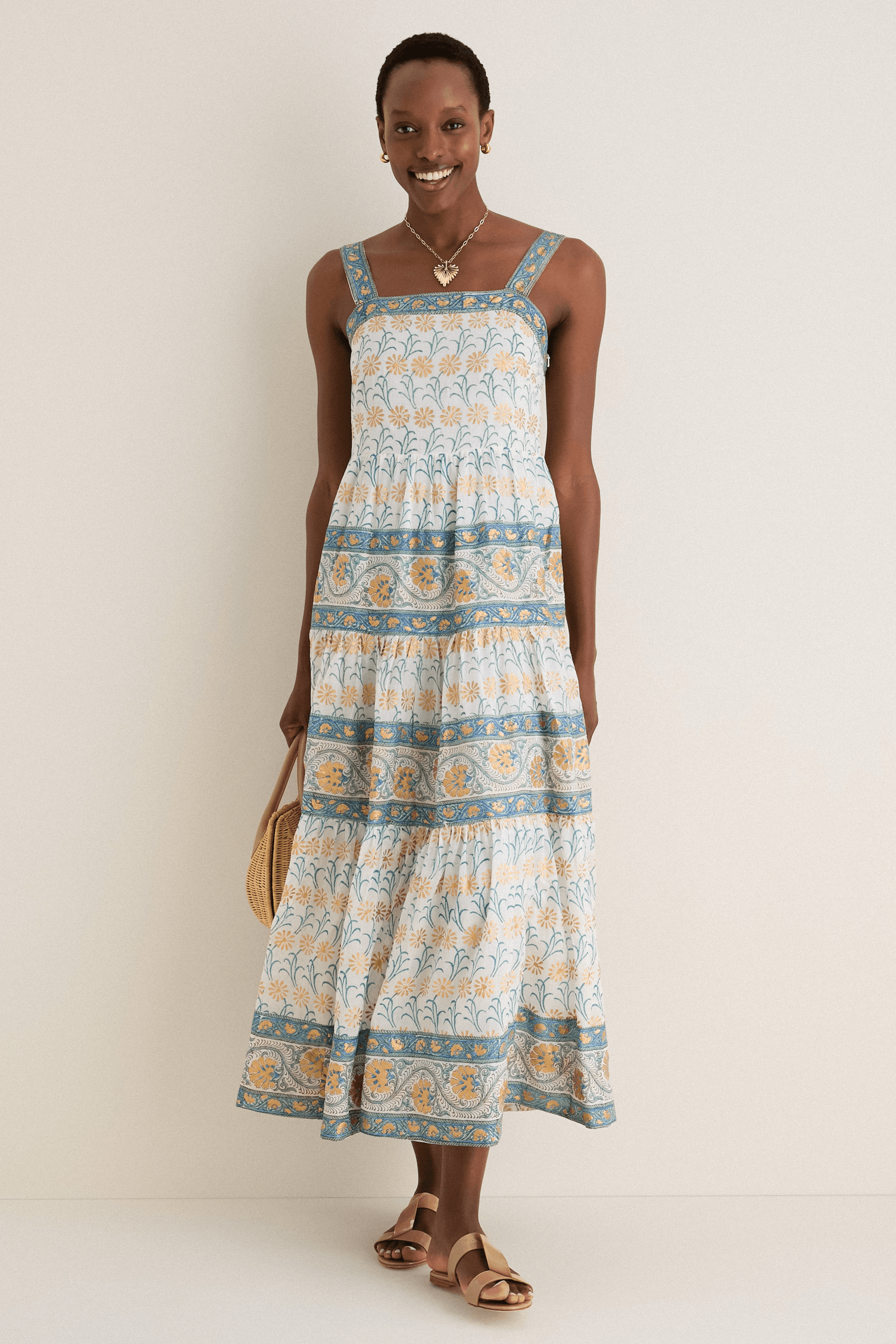 Strappy Maxi Dress - Image 1