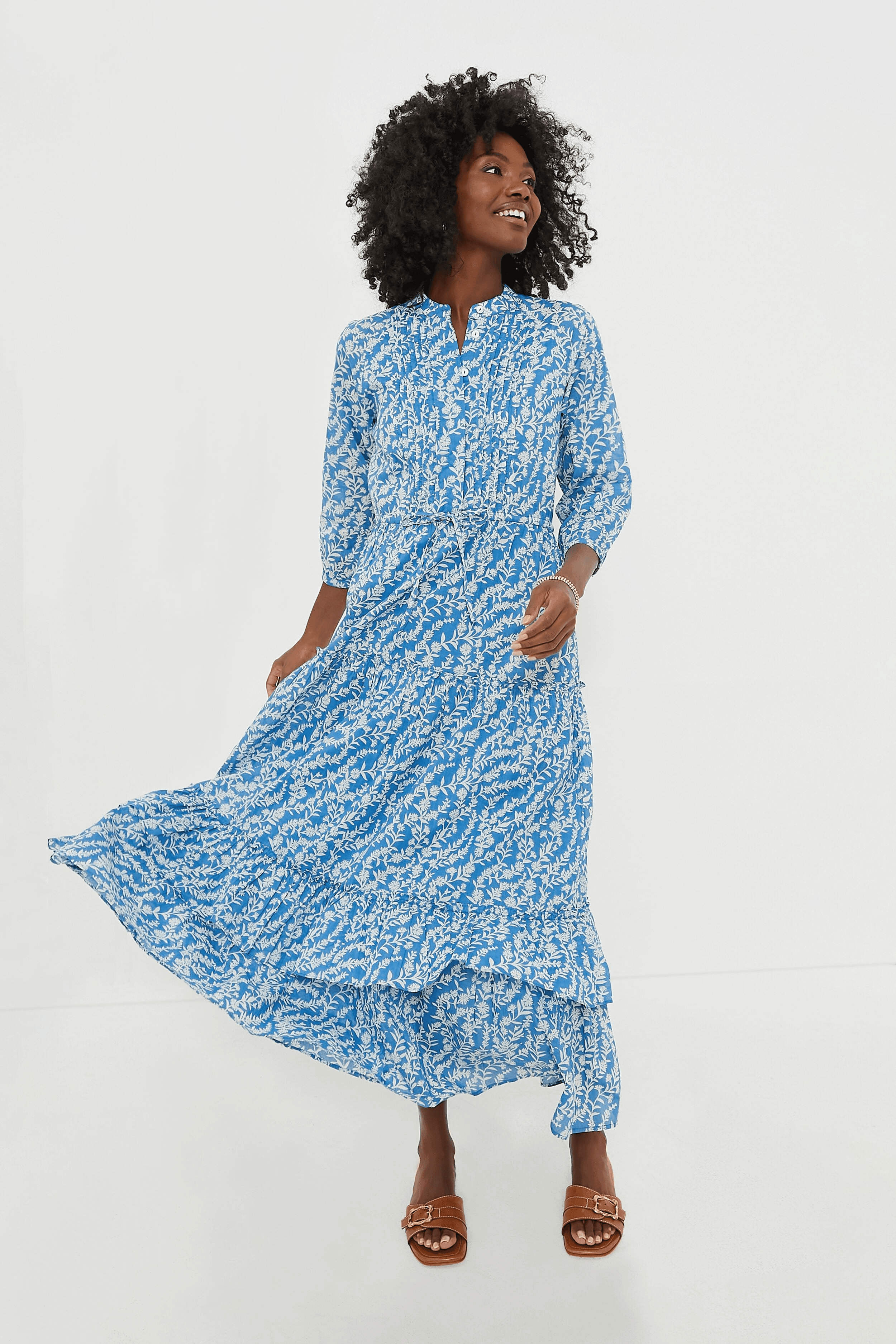 Exclusive Shadow Bloom Marina Bazaar Dress - Image 1