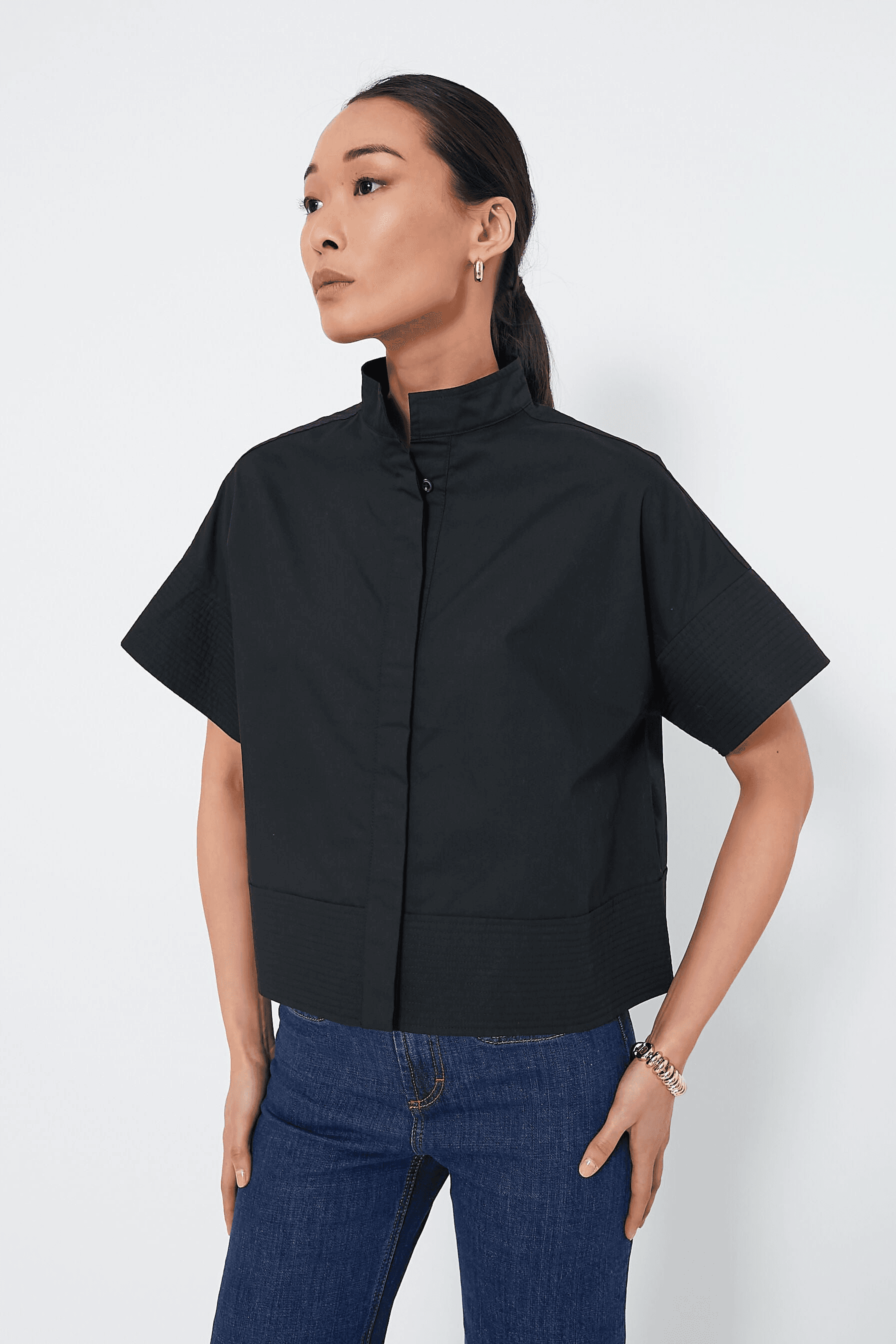 Trapunto Stitch Sofia Shirt - Image 1