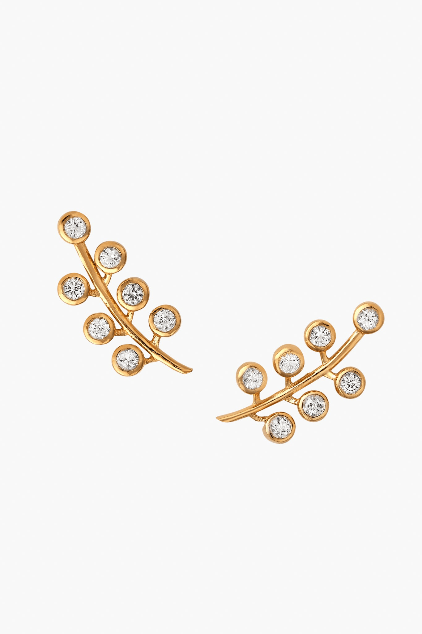 Pave Berry Ear Climber - Image 1