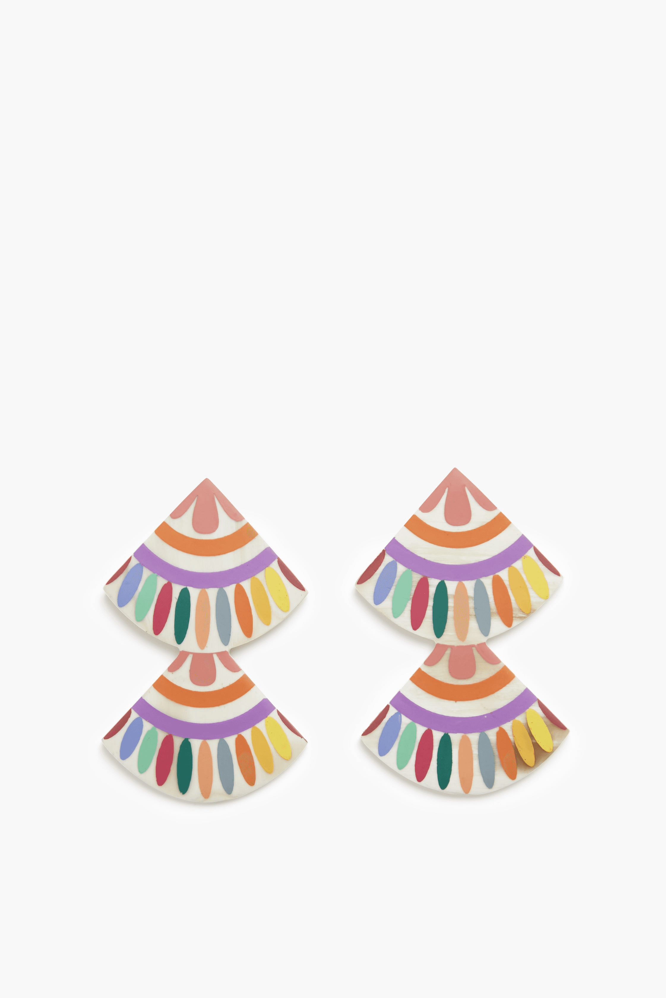 Double Tile Earrings - Image 1