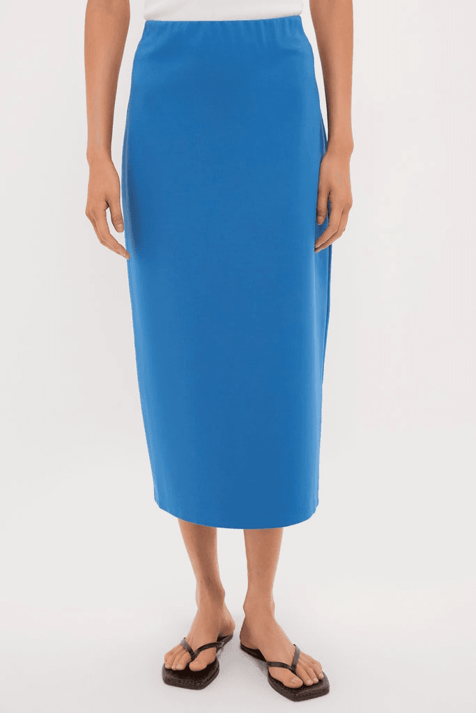 Blue Maggie Midi Skirt - Image 1
