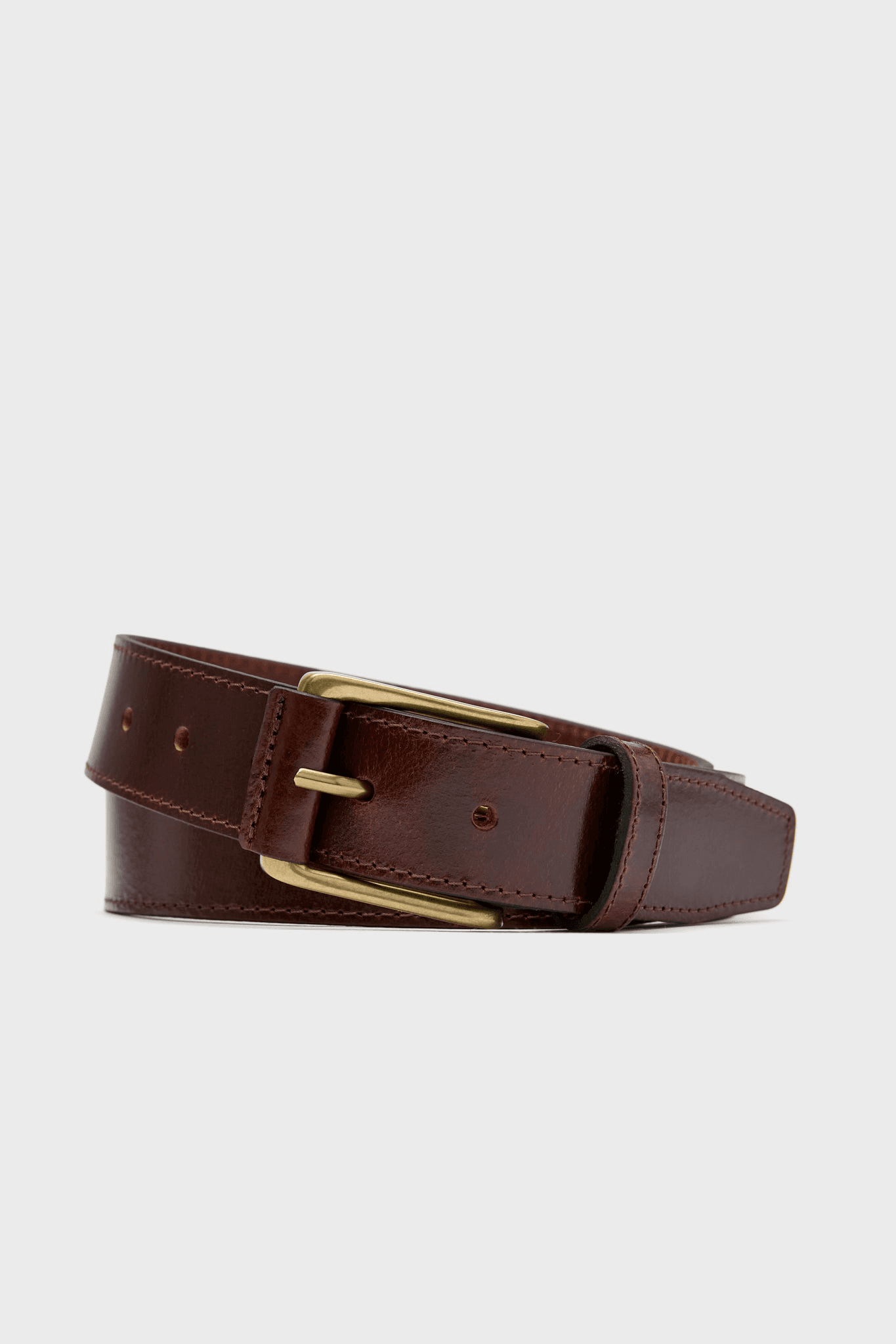 Wyatt 34mm Genuine Leather Casual Jean Belt - Image 1