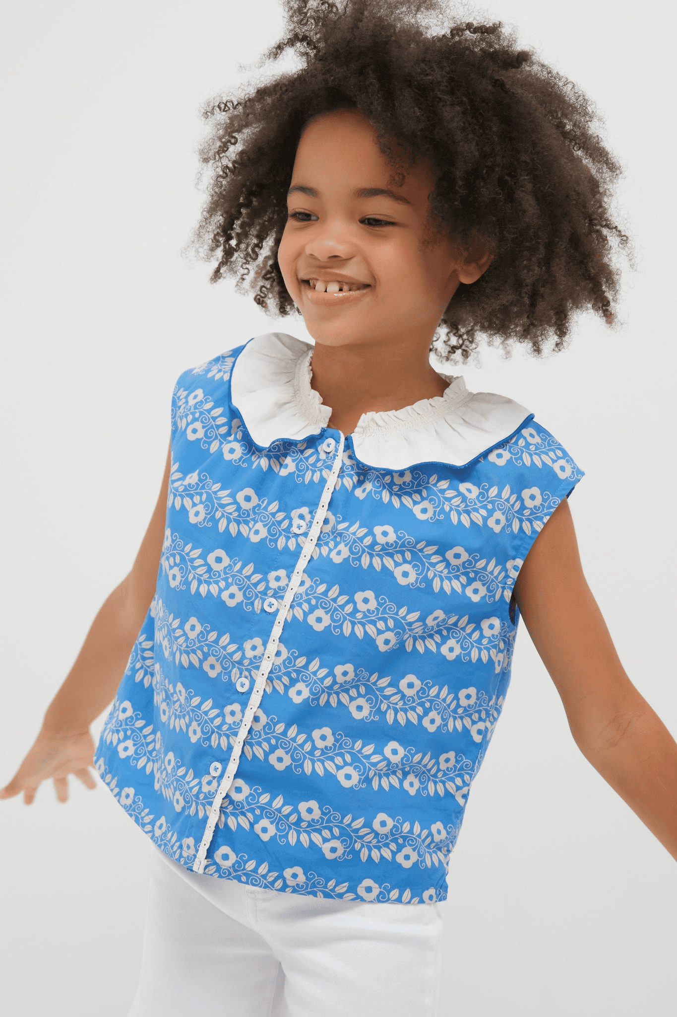 Camille Blouse Farandole Blue - Image 1