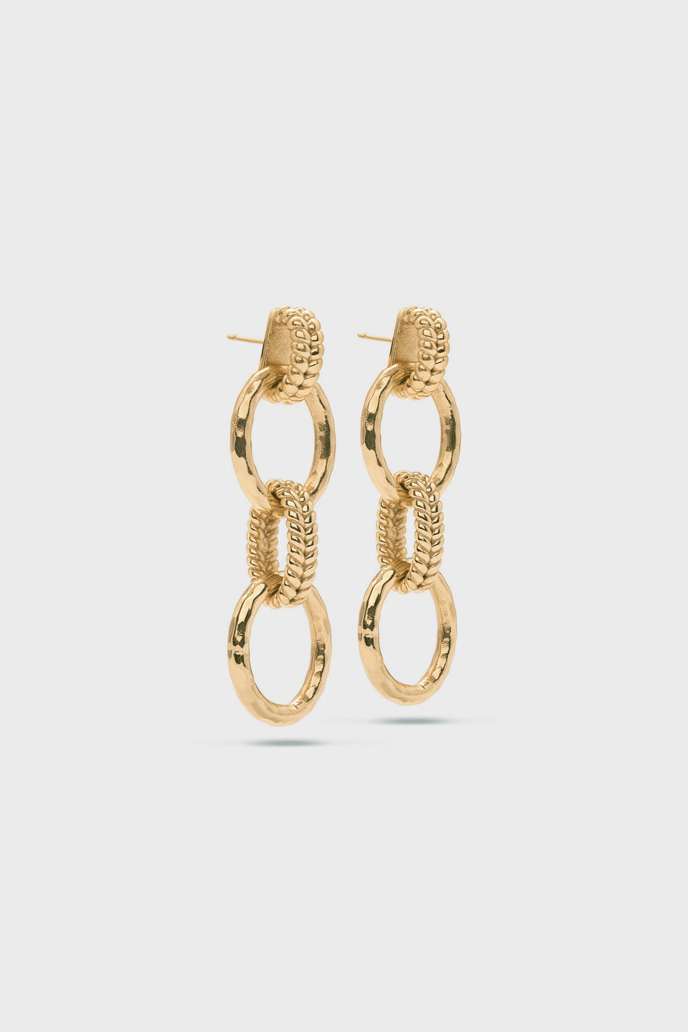 Cleopatra Regal Double Link Earrings - Image 1