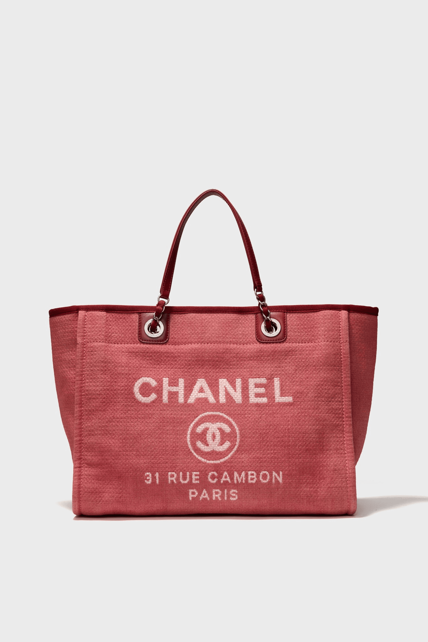 CHANEL Deauville MM Tote Bag - Image 1