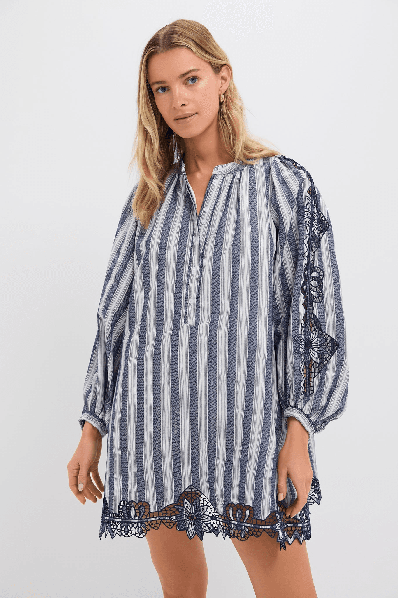 The Navy Stripe Samara Dress - Image 1