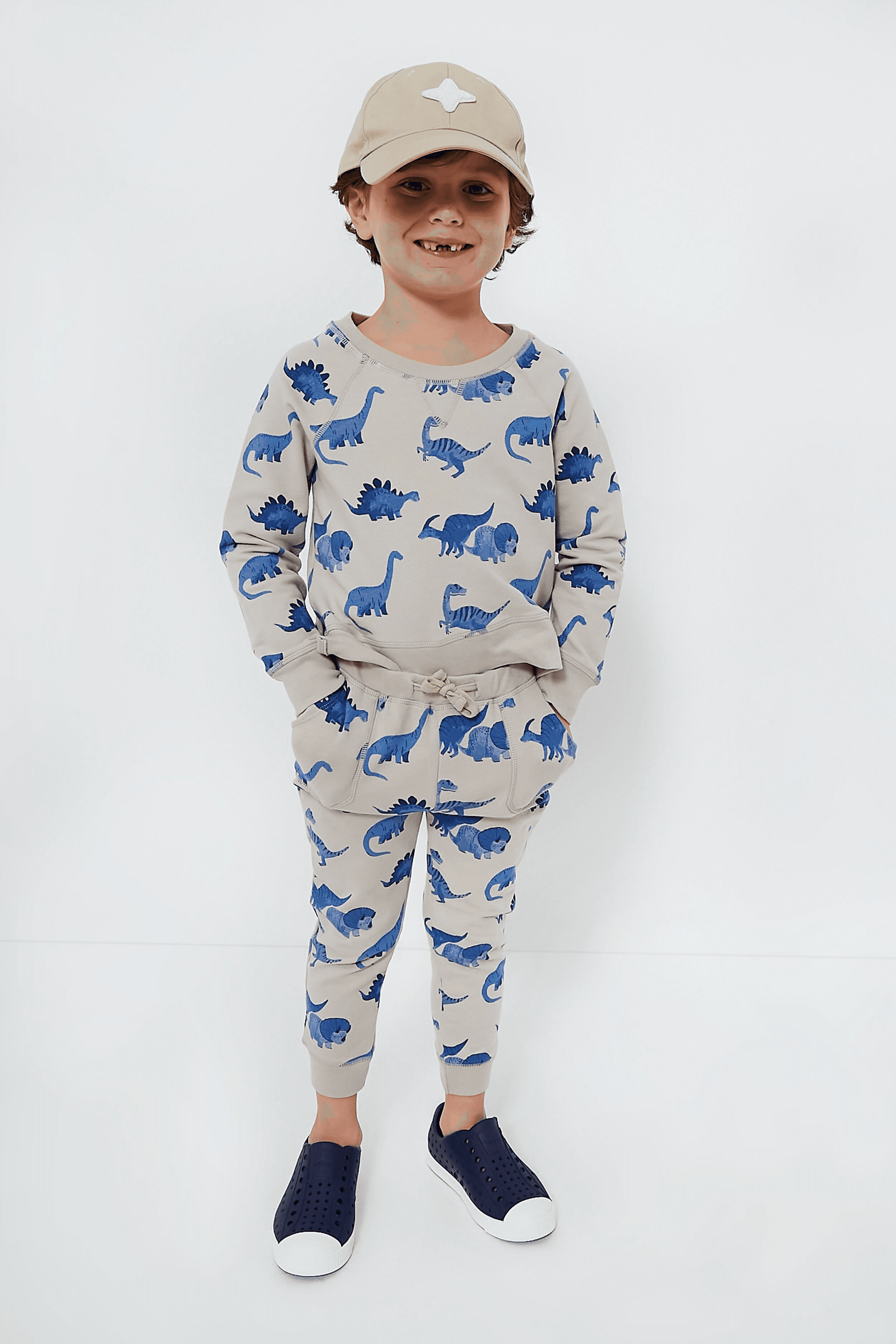 Raglan Sweatshirt and Jogger Set - Image 1