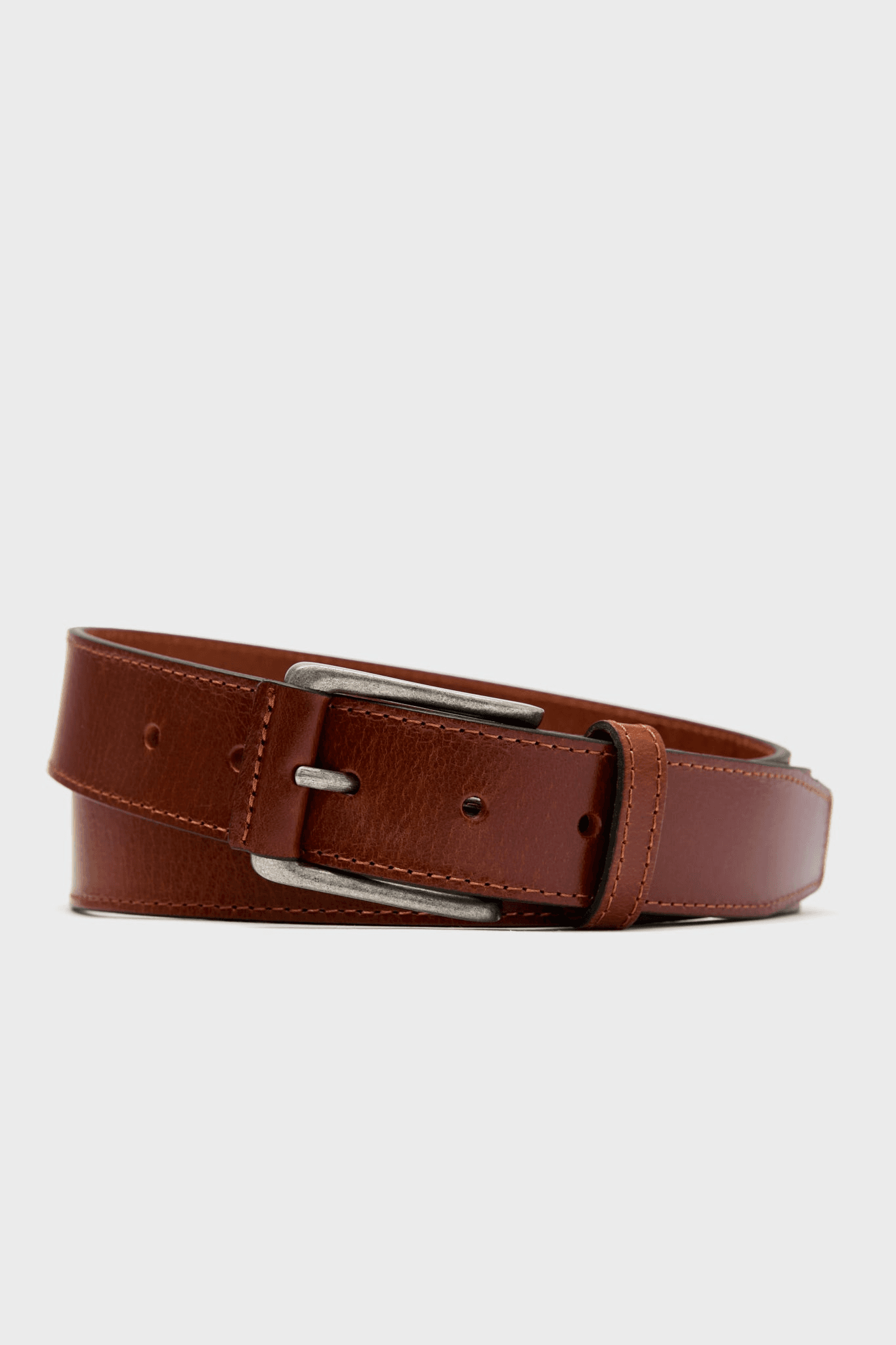 Wyatt 34mm Genuine Leather Casual Jean Belt - Image 1