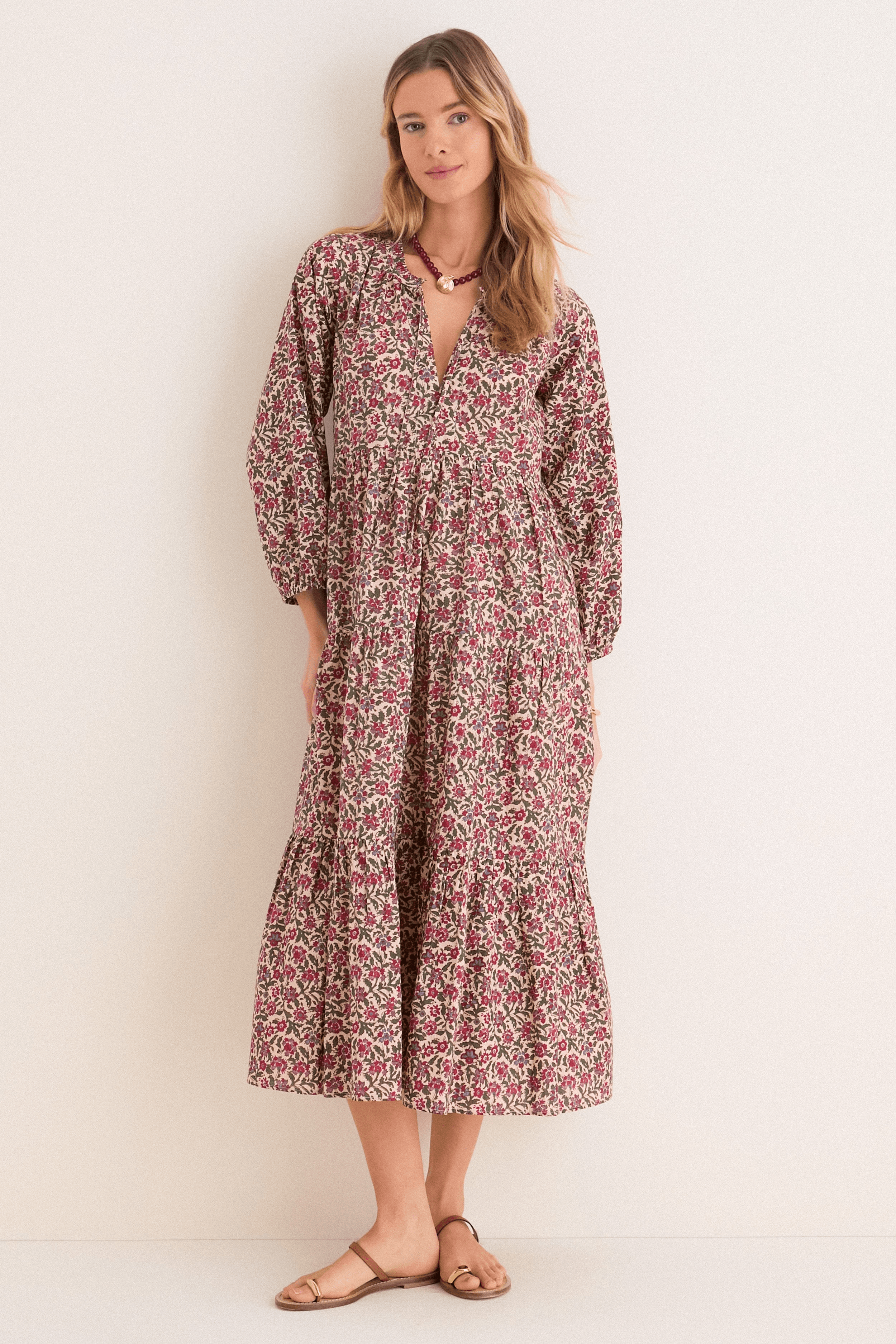 Long Sleeve Salty Paloma Caftan - Image 1