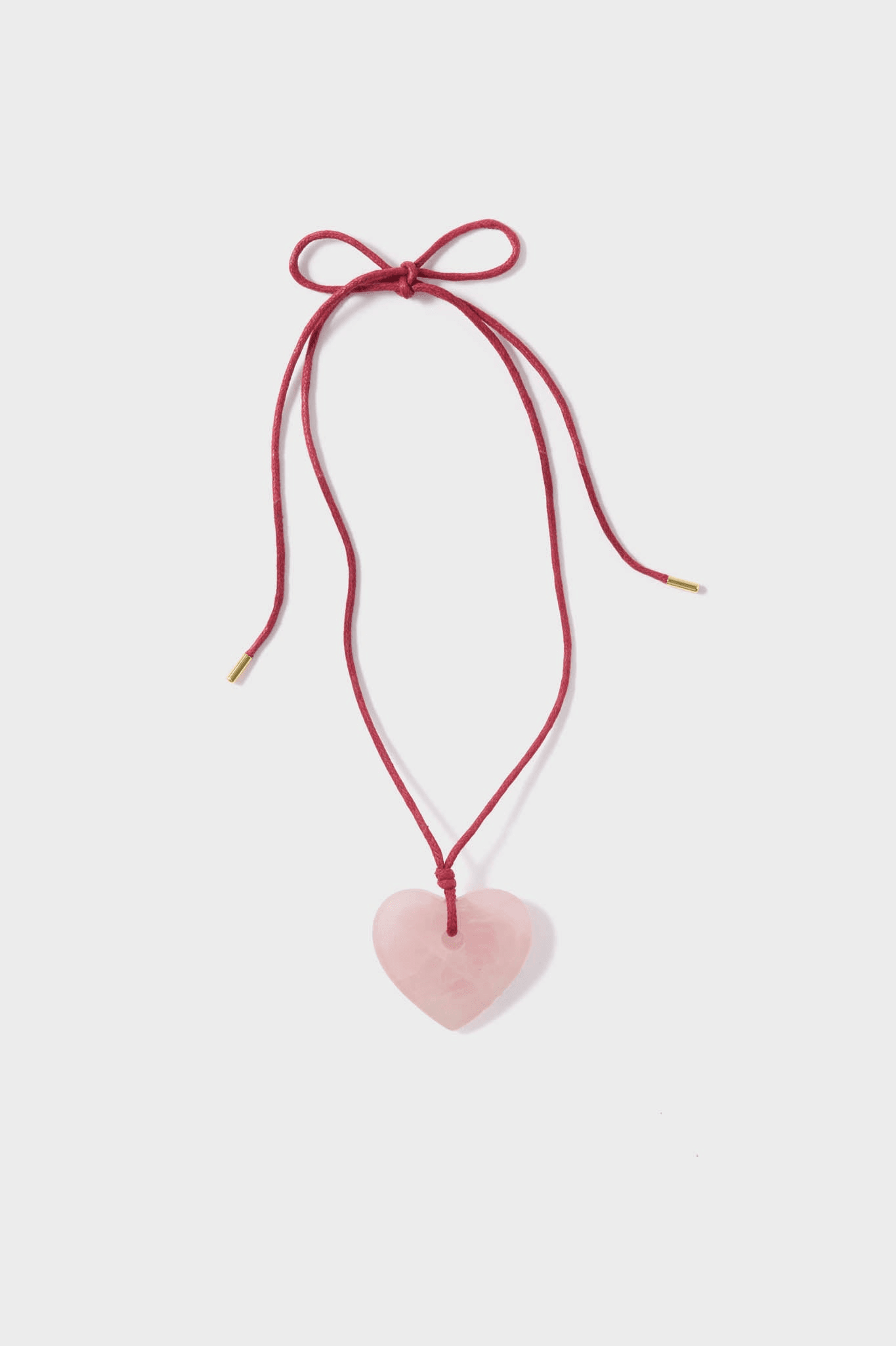 Blush Semi Precious Quartz Amelie Necklace - Image 1