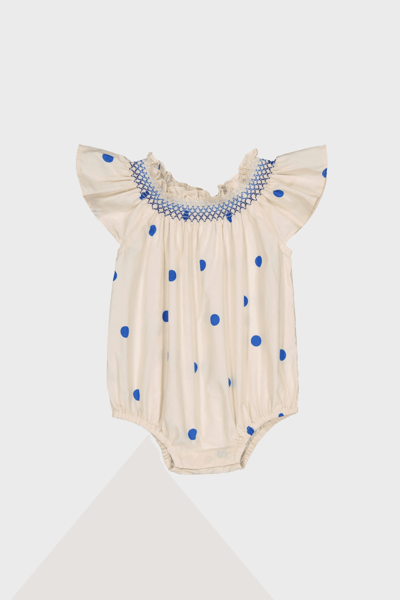 Letty Romper Dots Blue - Image 1