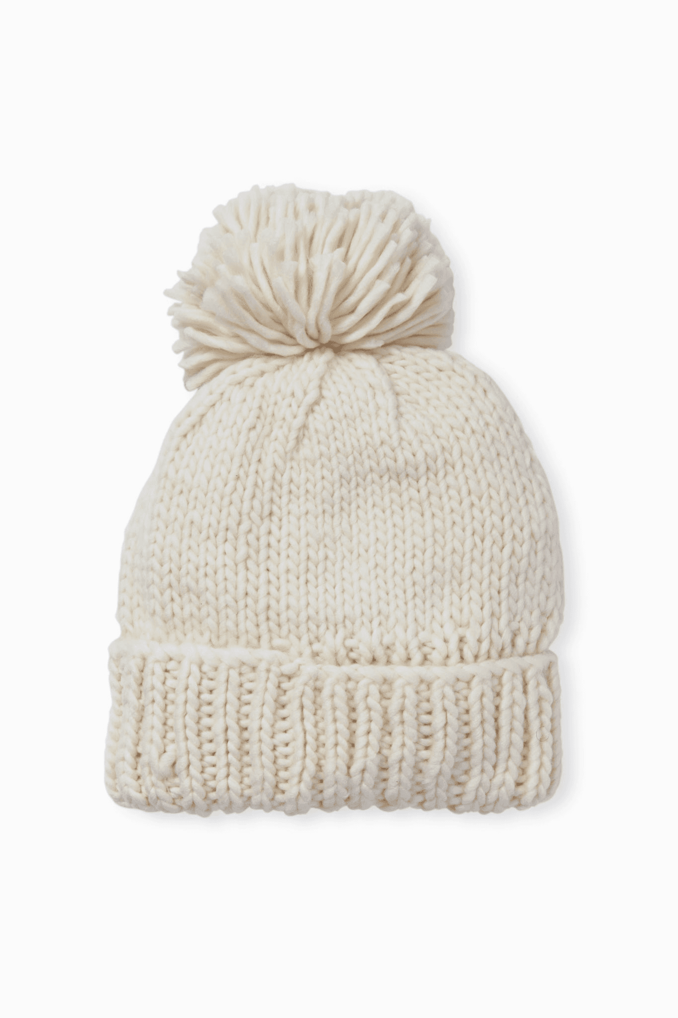 Hand Knitted Basic Pom Hat - Image 1