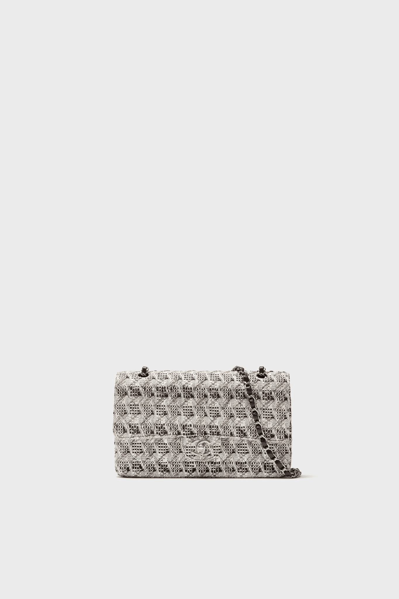 CHANEL Tweed Matelasse Shoulder Bag - Image 1