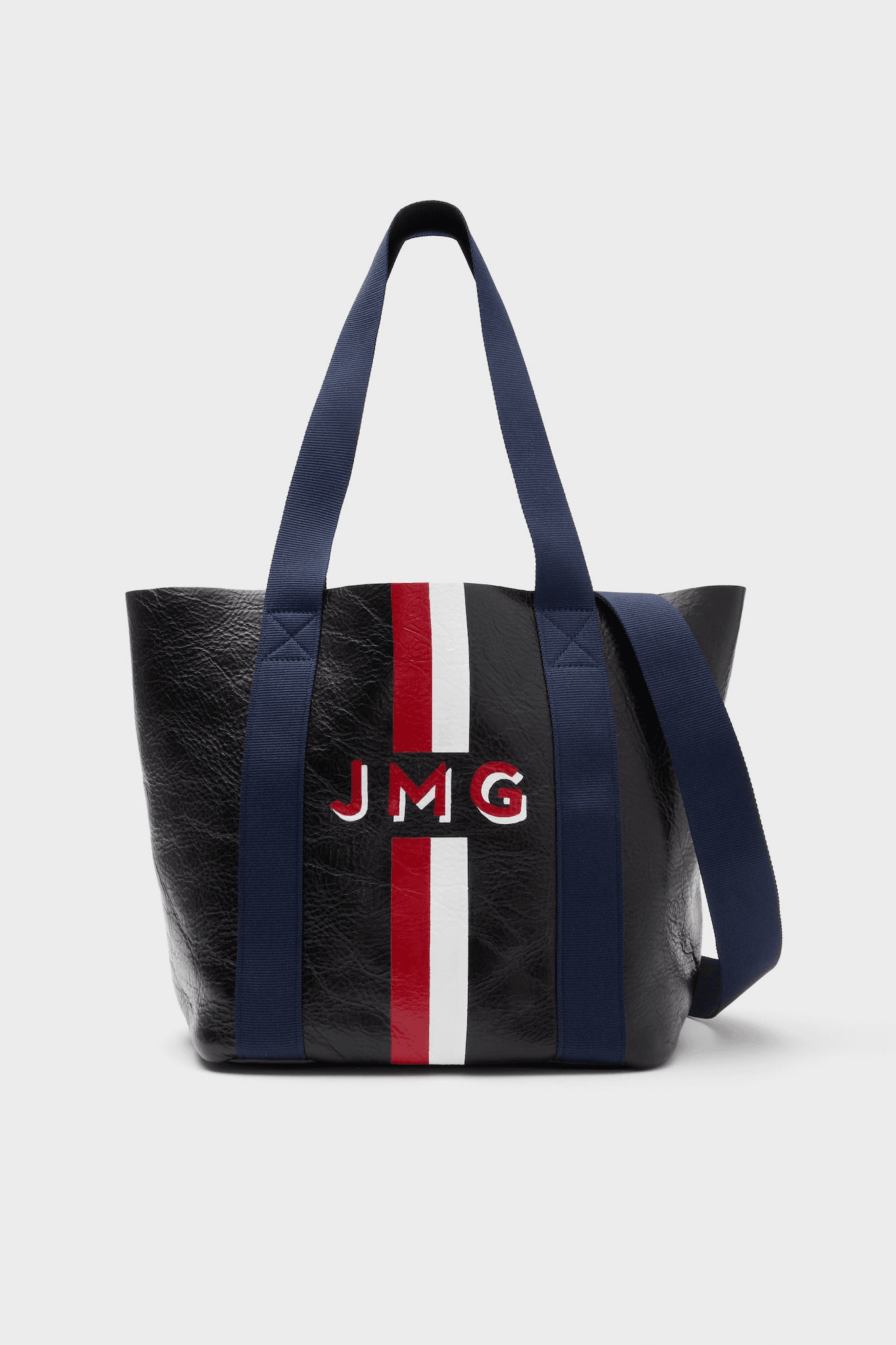 Baby Daddy Tote with Red Monogram - Image 1