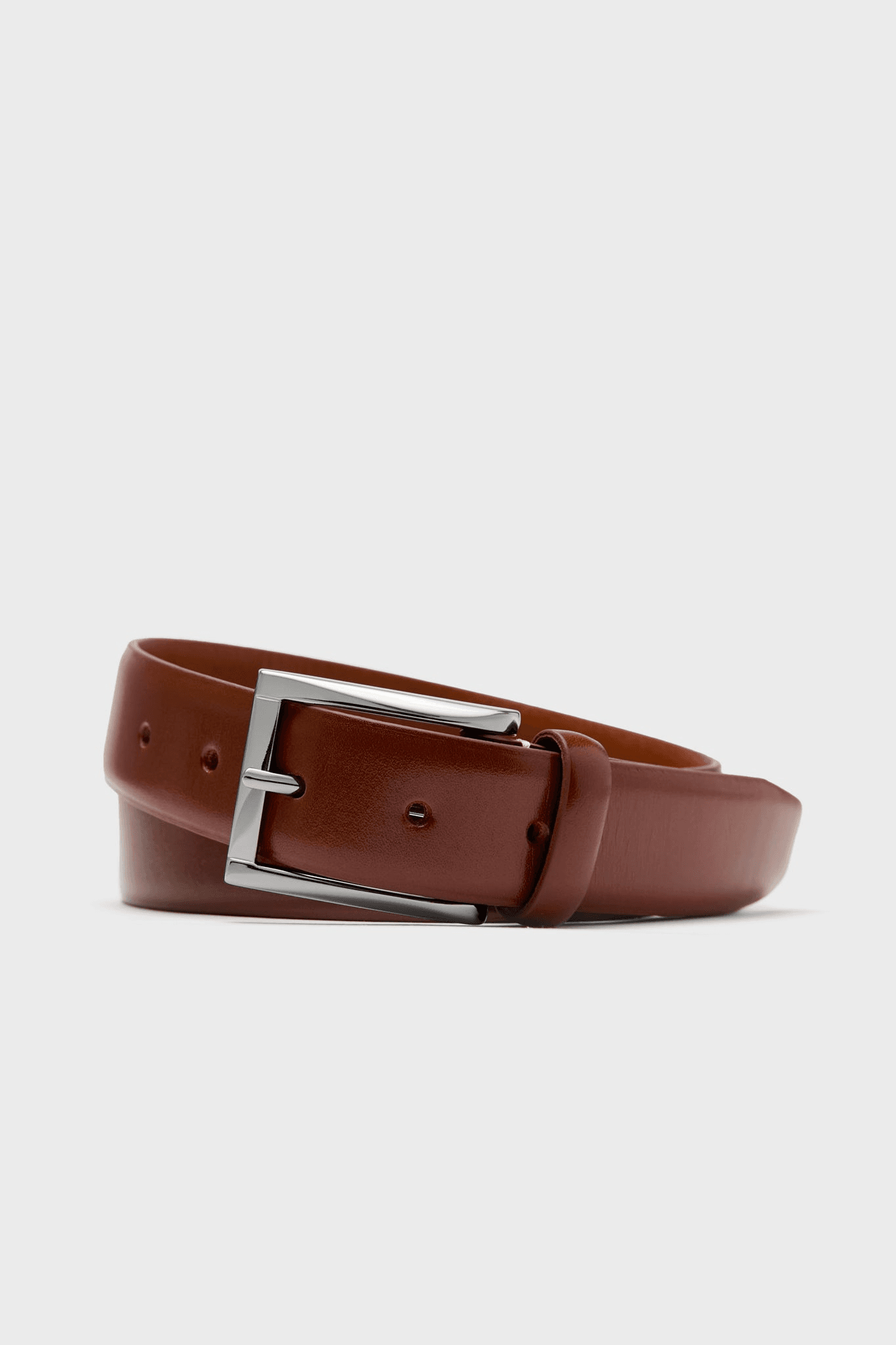 Lorenzo 32mm Dropped Edge Leather Belt - Image 1