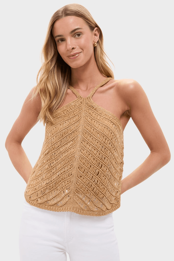 Knit Halter Top - Image 1
