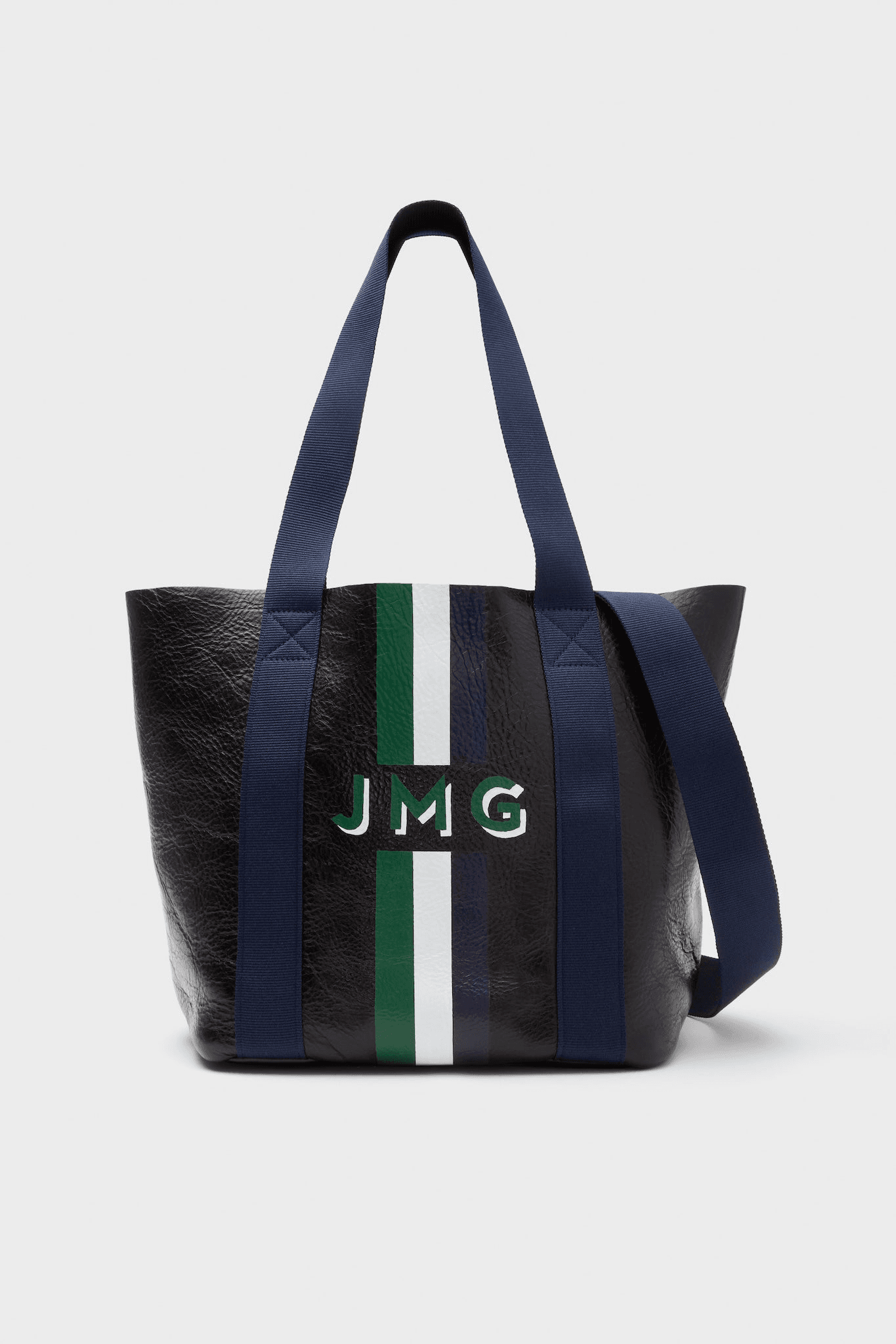 Baby Daddy Tote with Green Monogram - Image 1