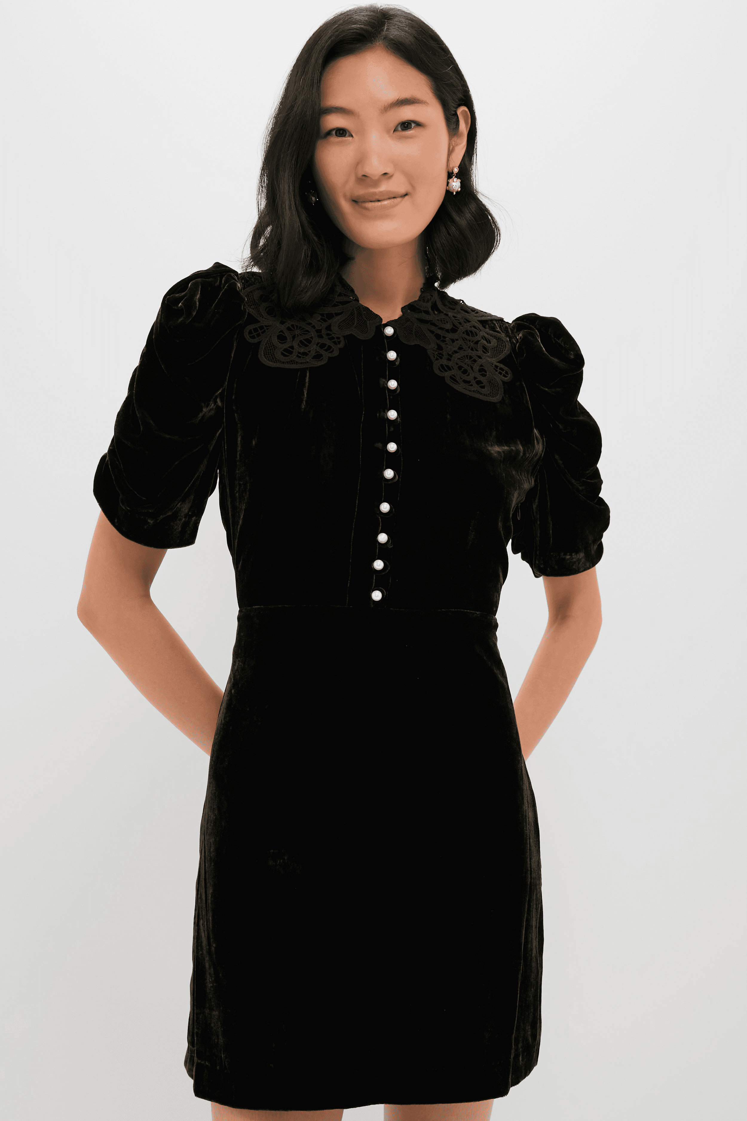 Velvet Norabelle Short Sleeve Mini Dress - Image 1