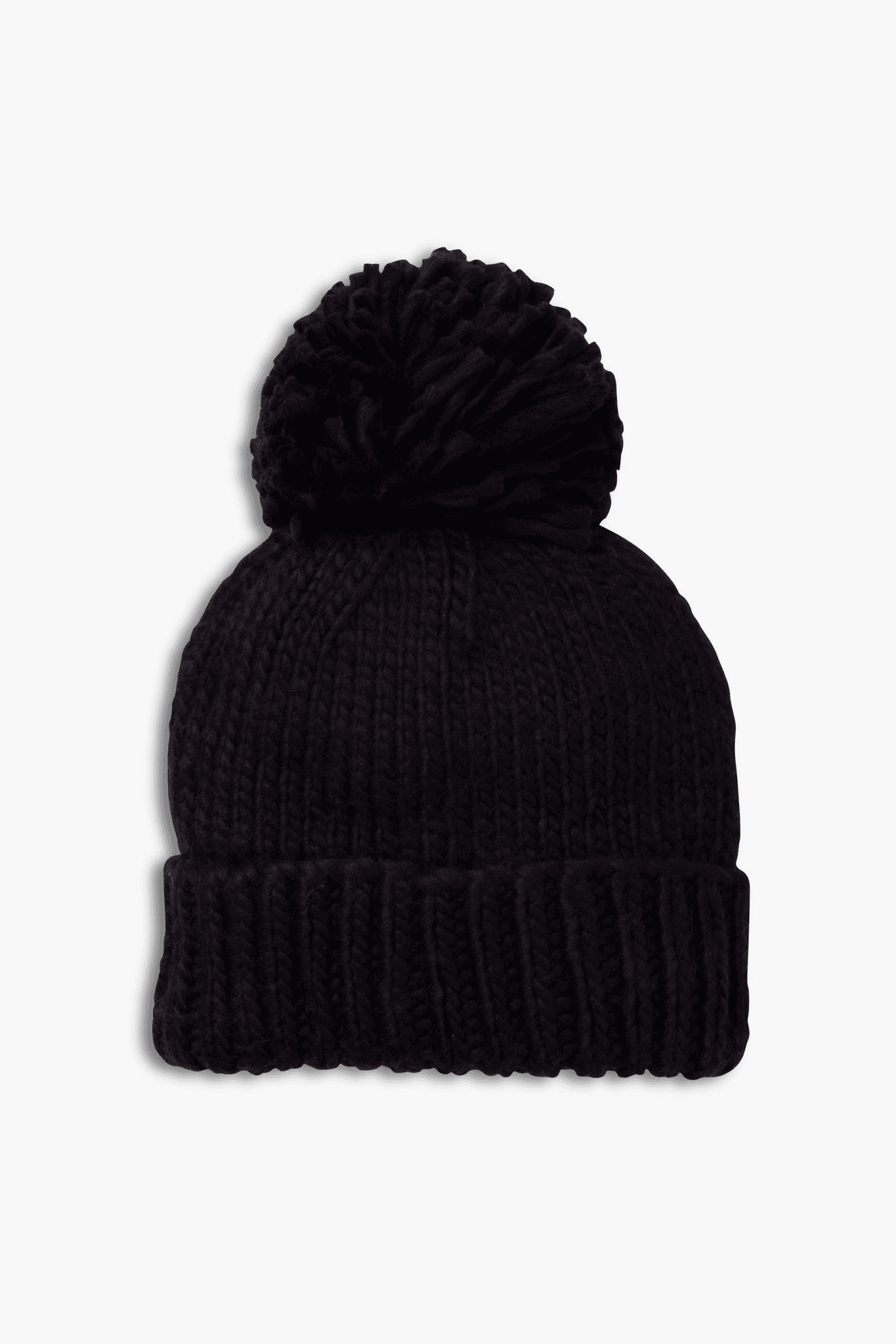 Hand Knitted Basic Pom Hat - Image 1