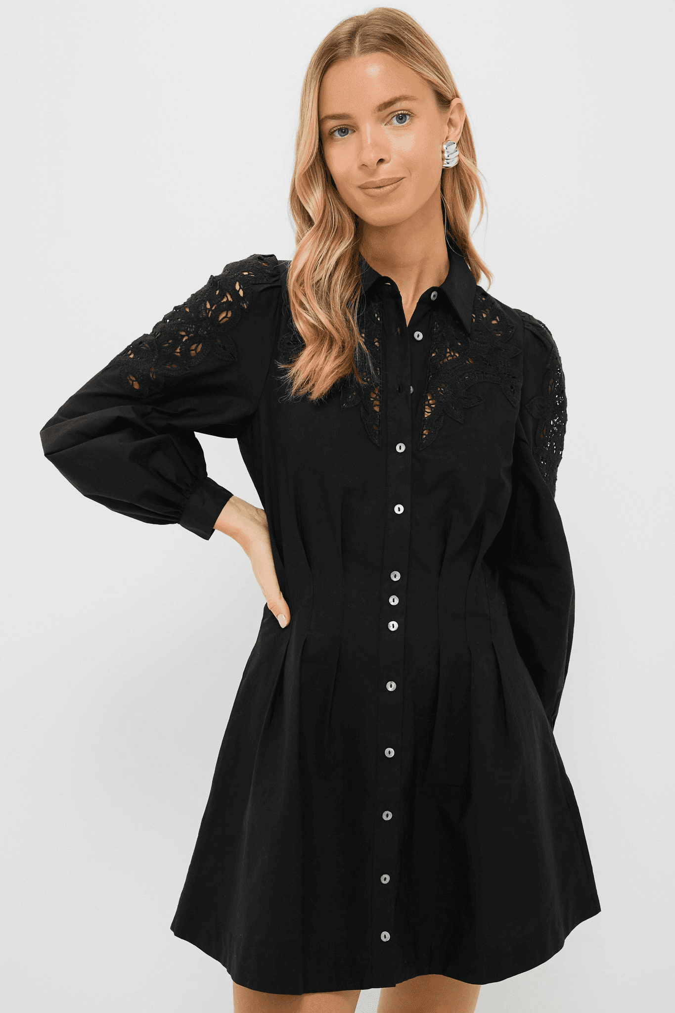 Marta Long Sleeve Mini Dress - Image 1