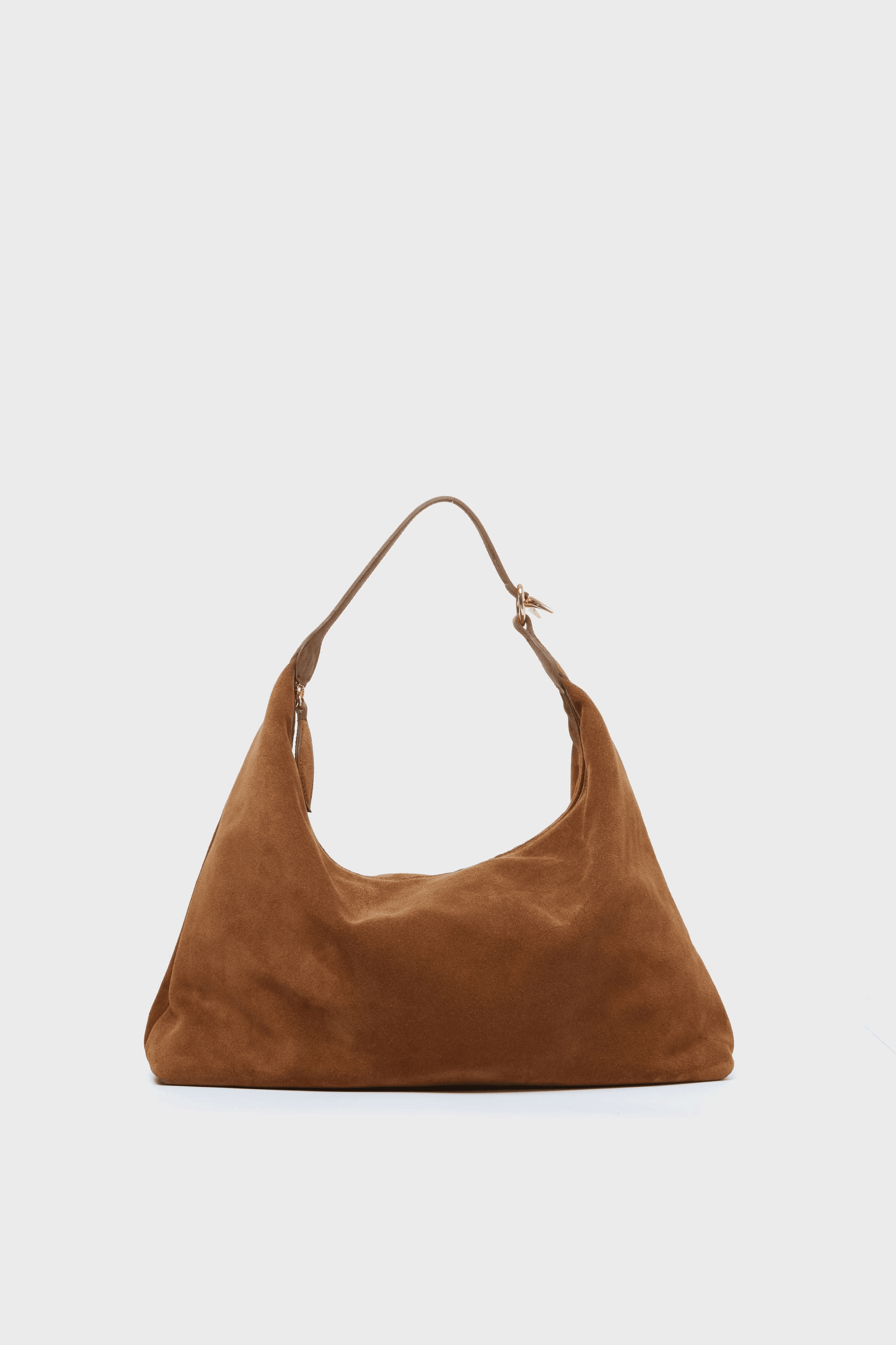 Suede Pillow Shoulder Bag - Image 1