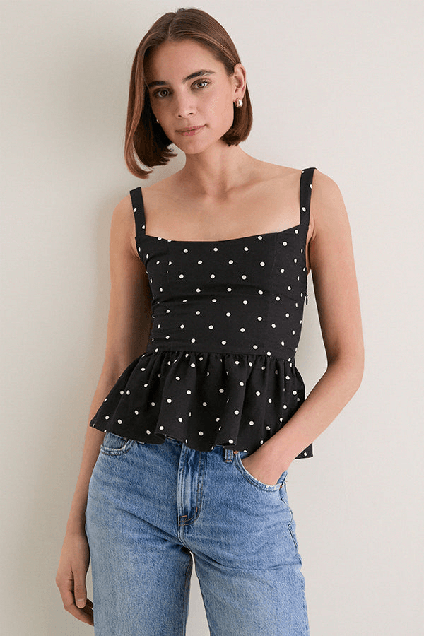 Jour Peplum Top 2 - Image 1