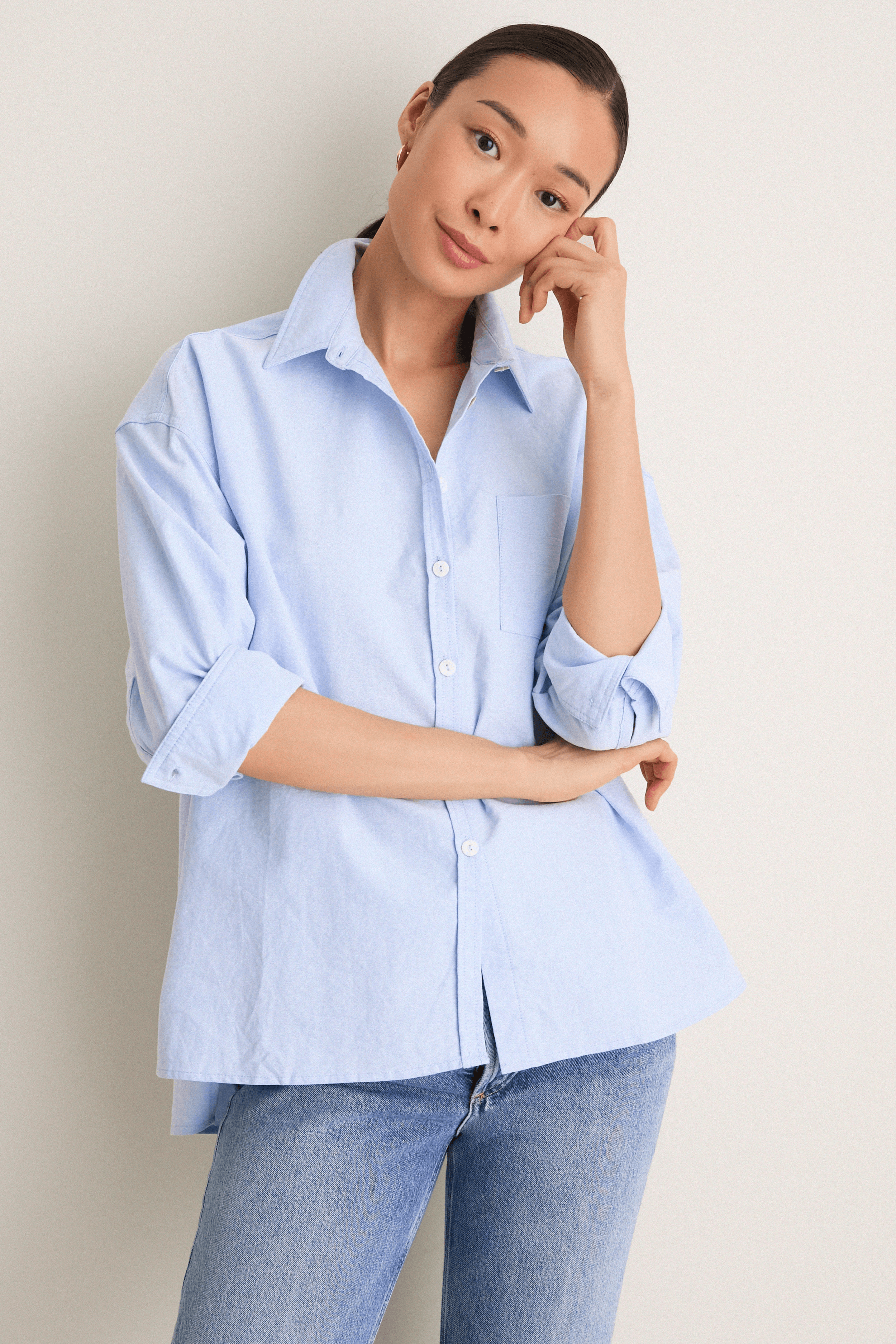 Oxford Adair Boyfriend Shirt - Image 1