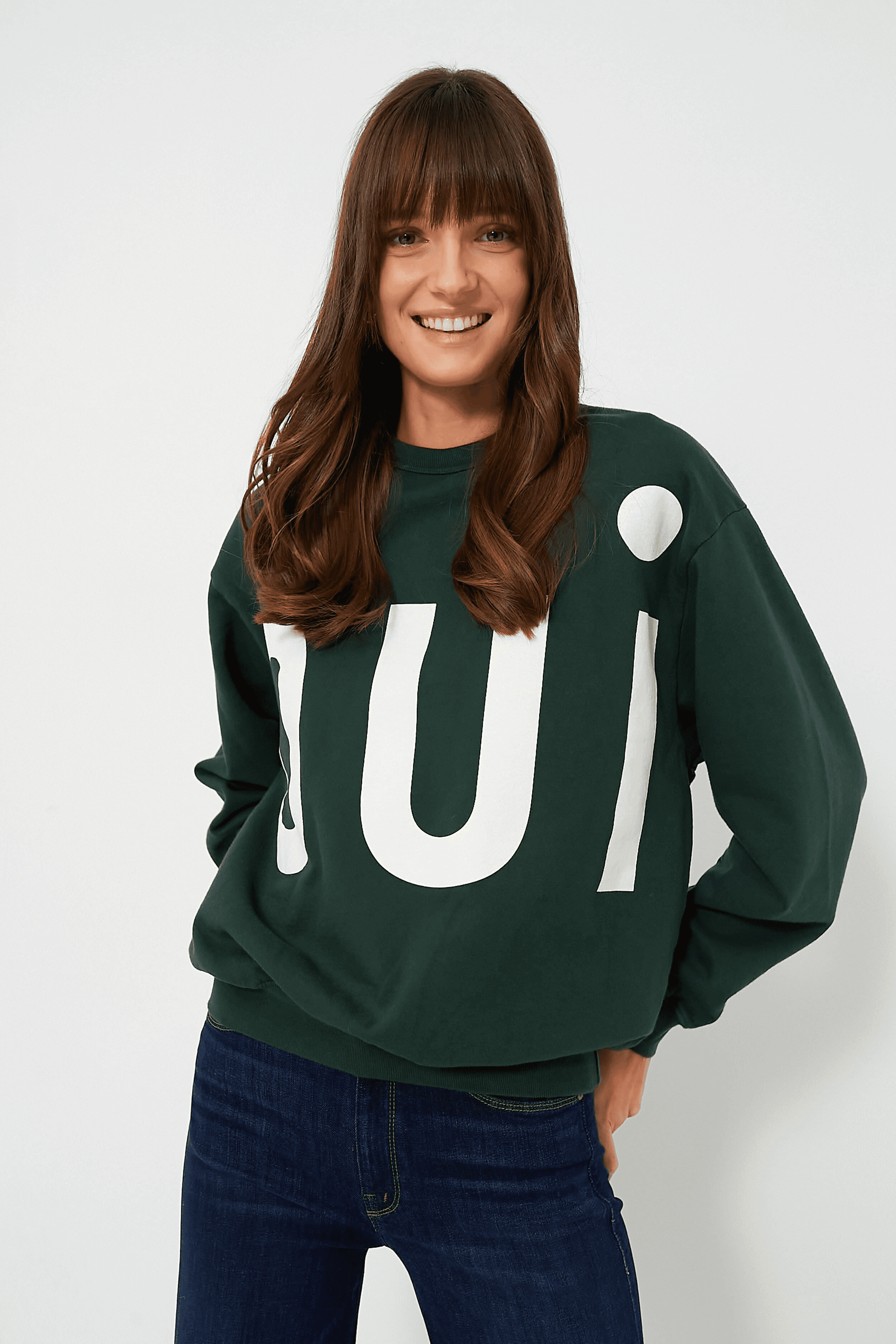 Oversized Oui Sweatshirt - Image 1