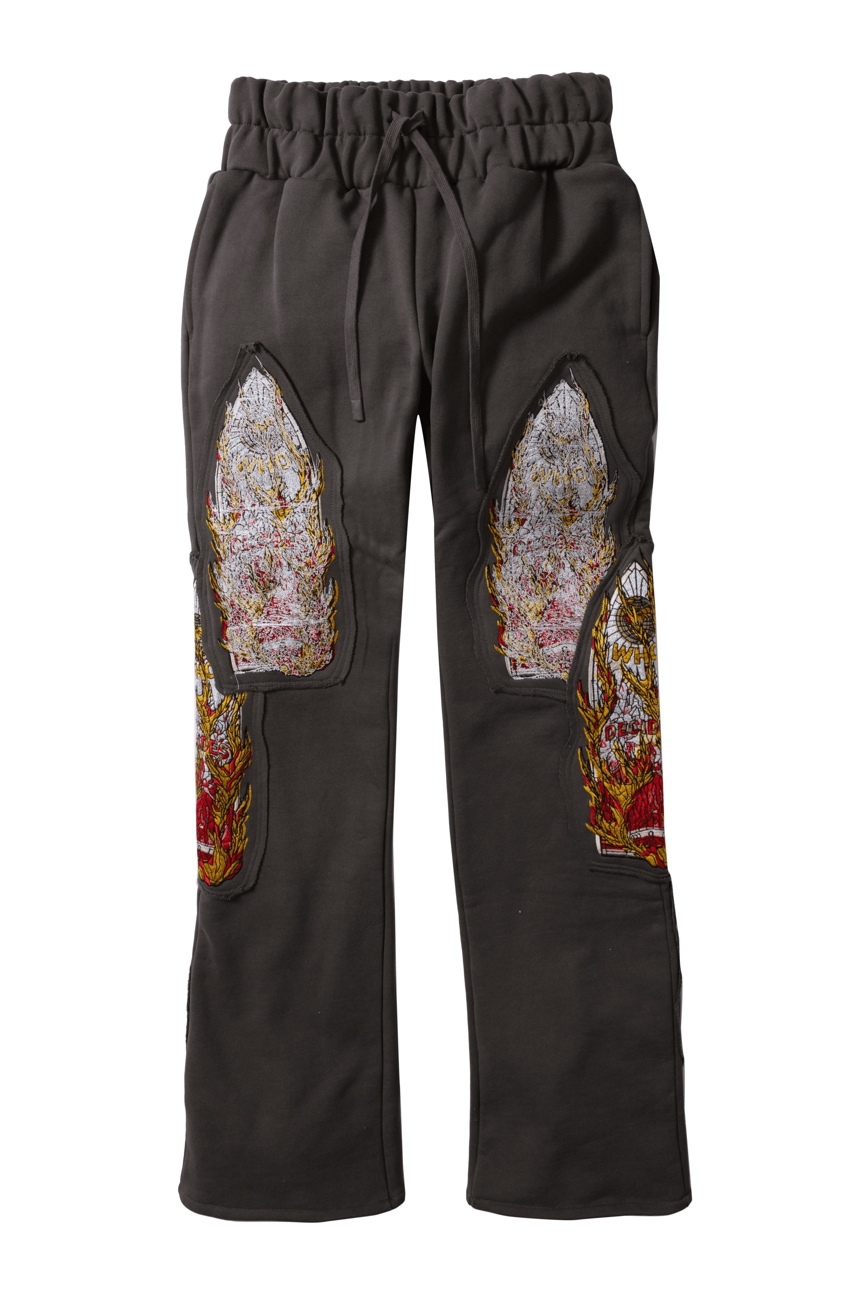 TRIPLE FLAME GLASS SWEATPANTS - Image 1