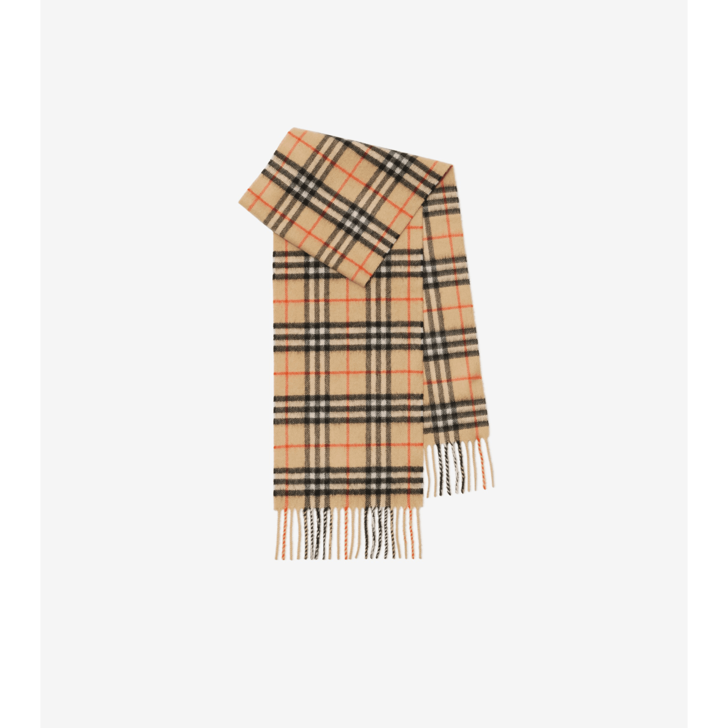 Check Cashmere Scarf - Image 1