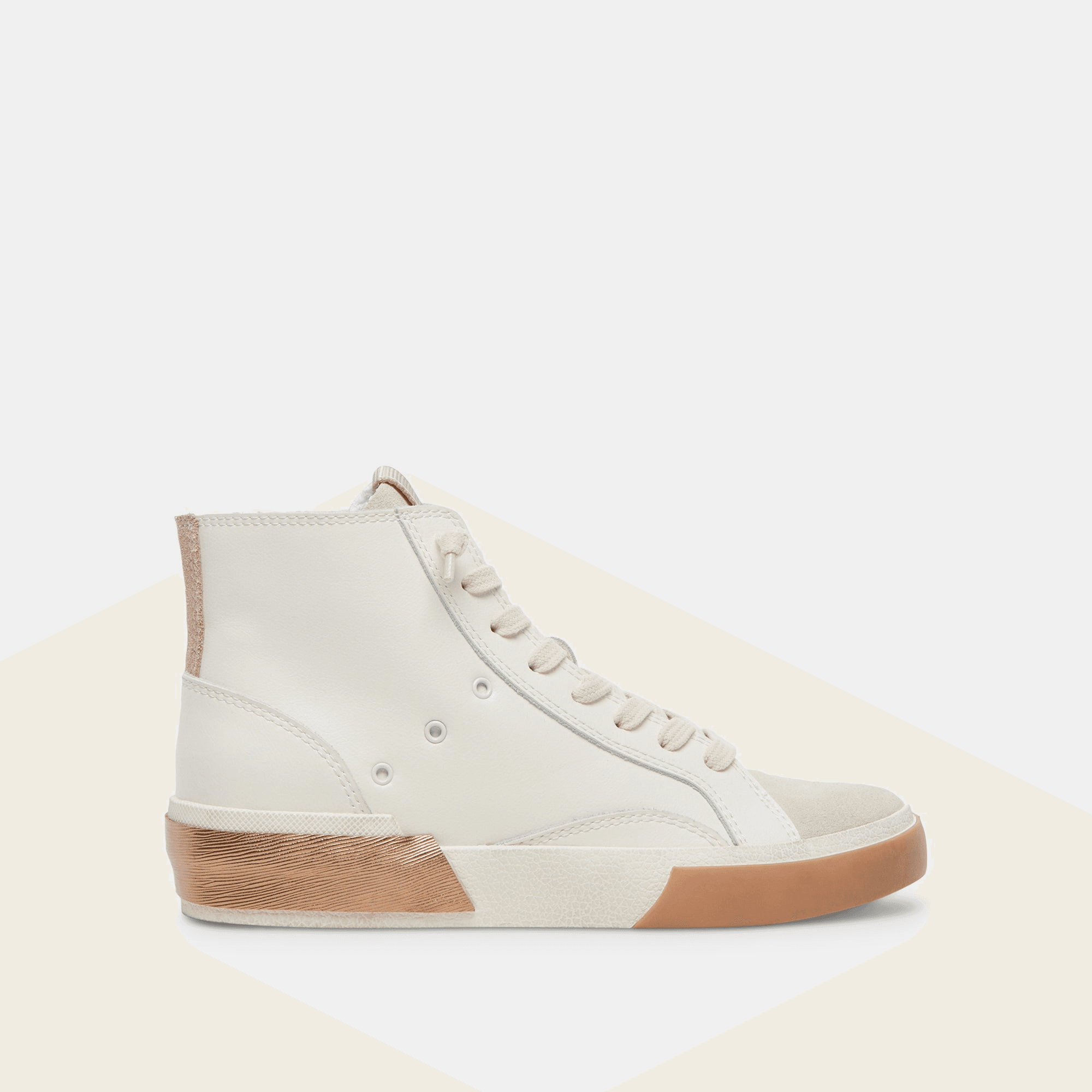 ZOHARA SNEAKERS WHITE TAN LEATHER - re:vita - Image 1
