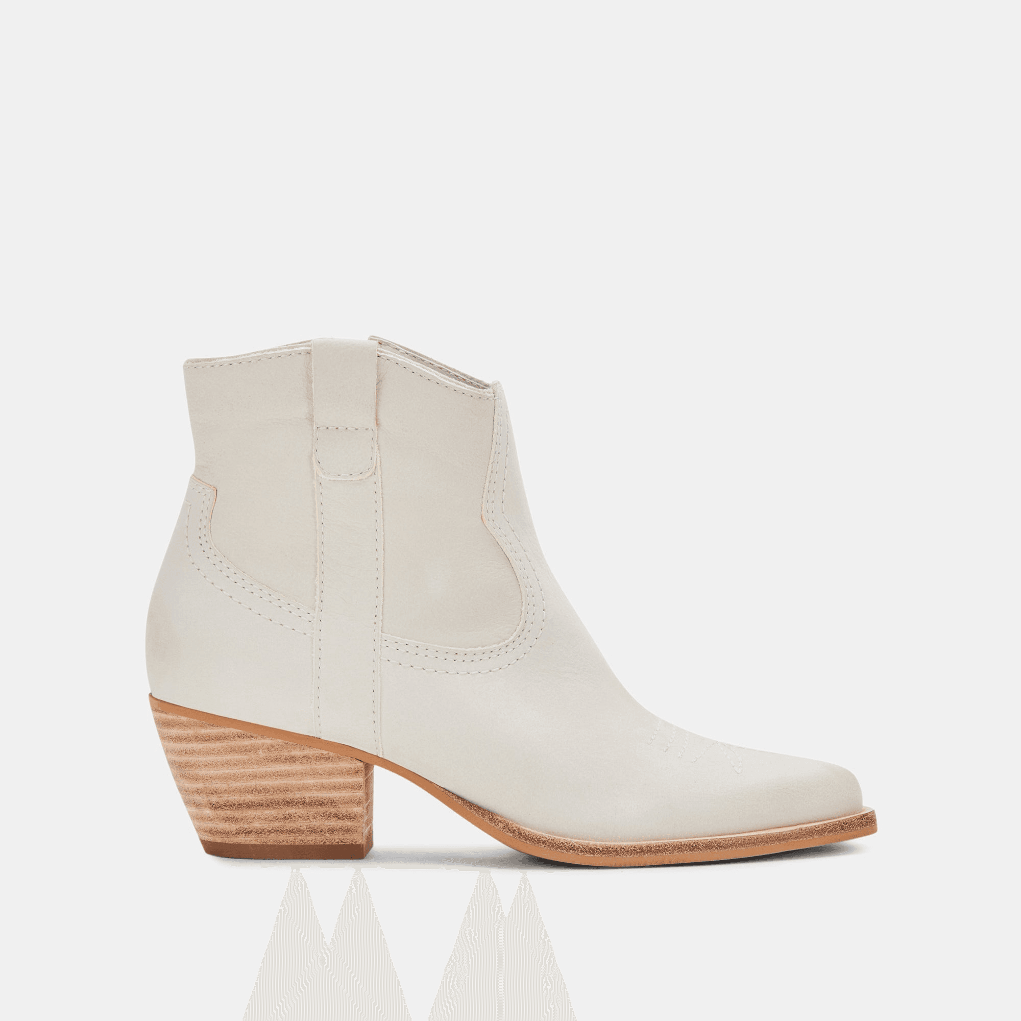 SILMA BOOTIES IVORY NUBUCK - re:vita - Image 1