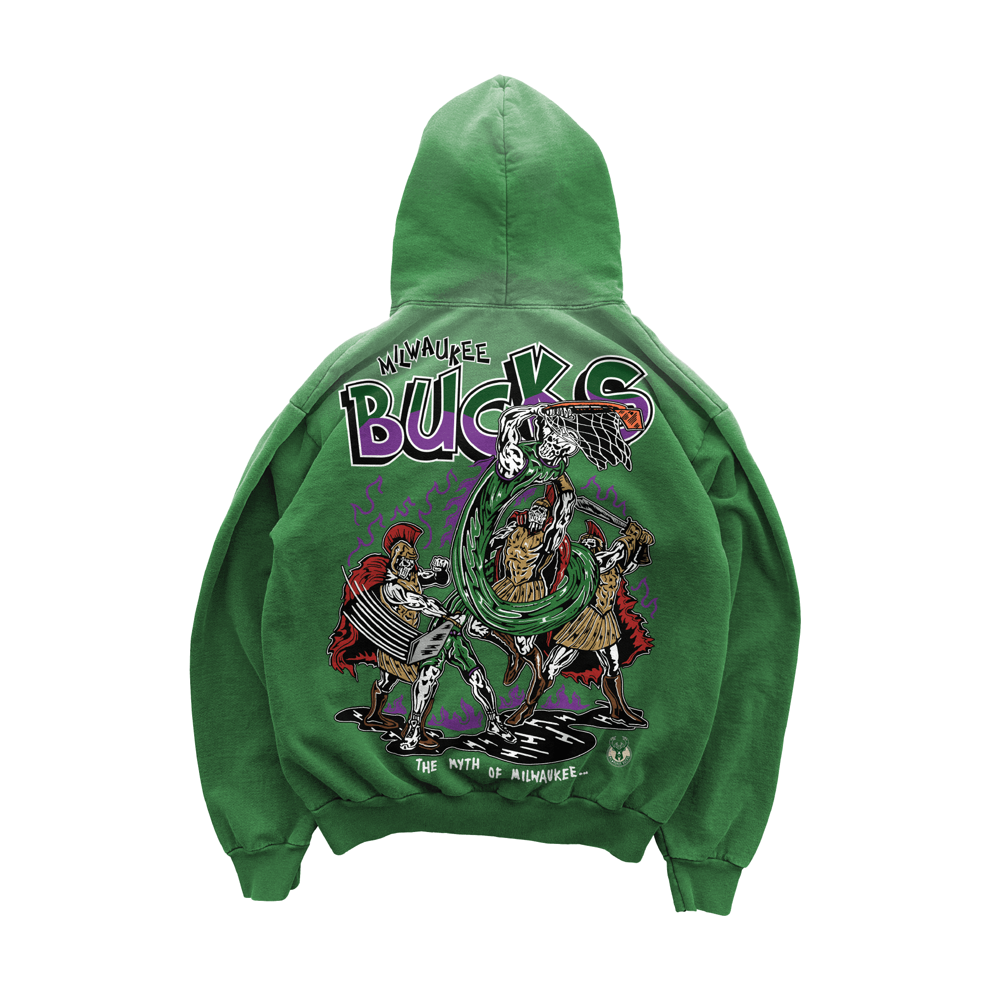 Bucks Myth Hoodie - Faded Green - Image 1
