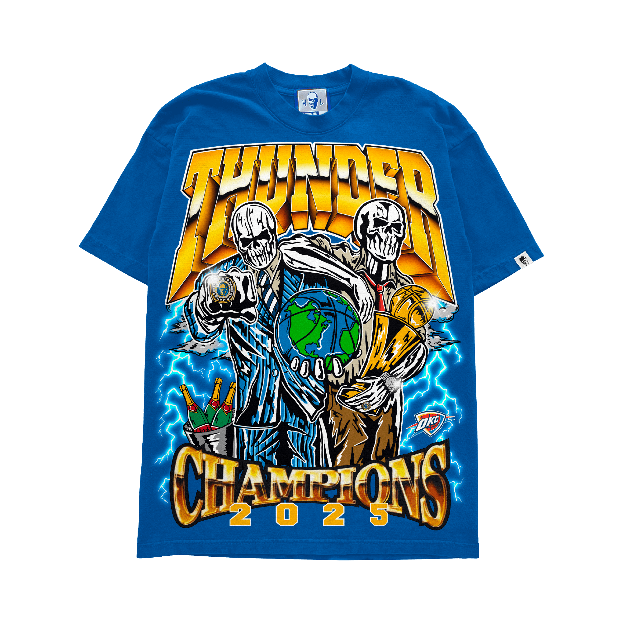 Thunder World Champs T-Shirt - Blue - Image 1