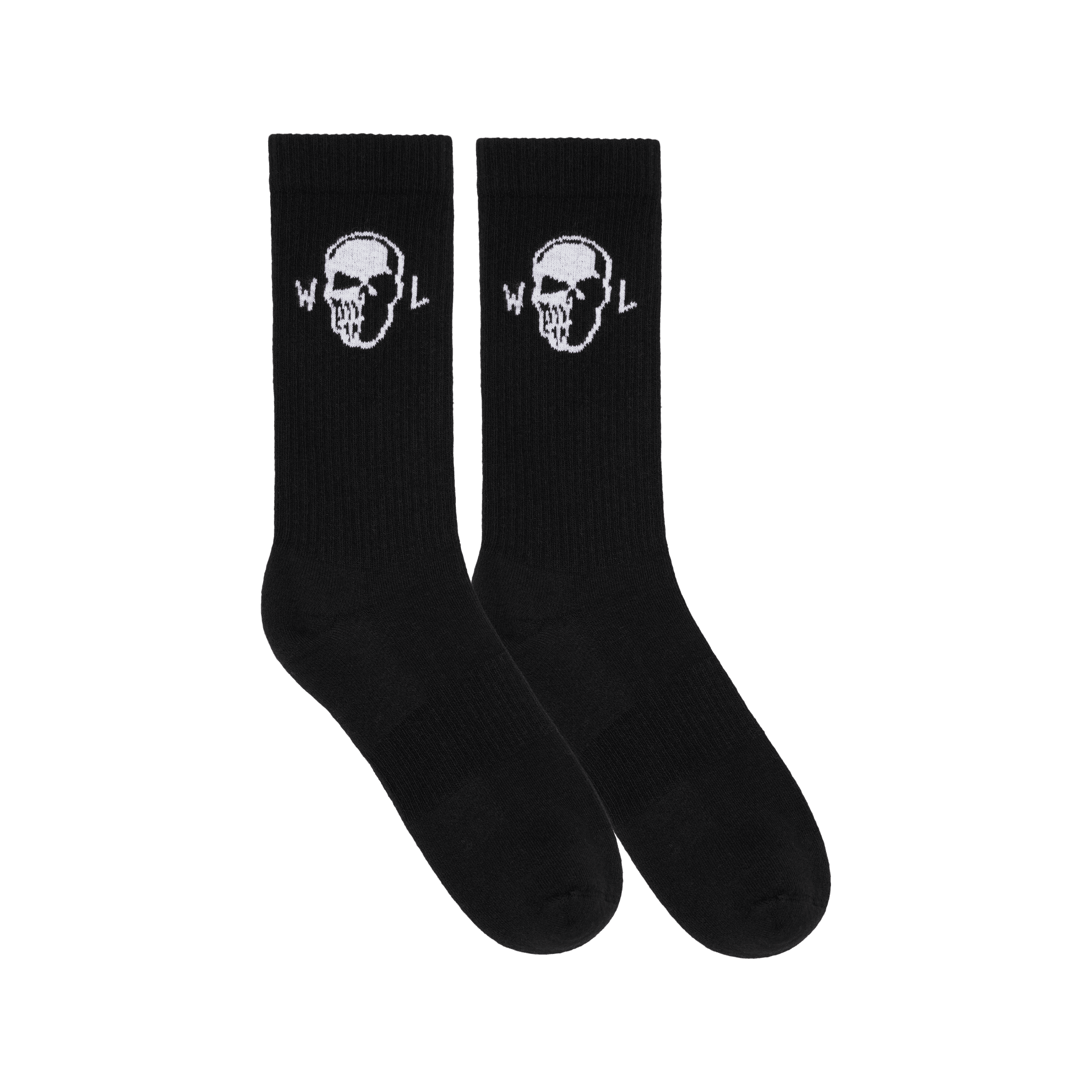 Skull Socks - Black - Image 1